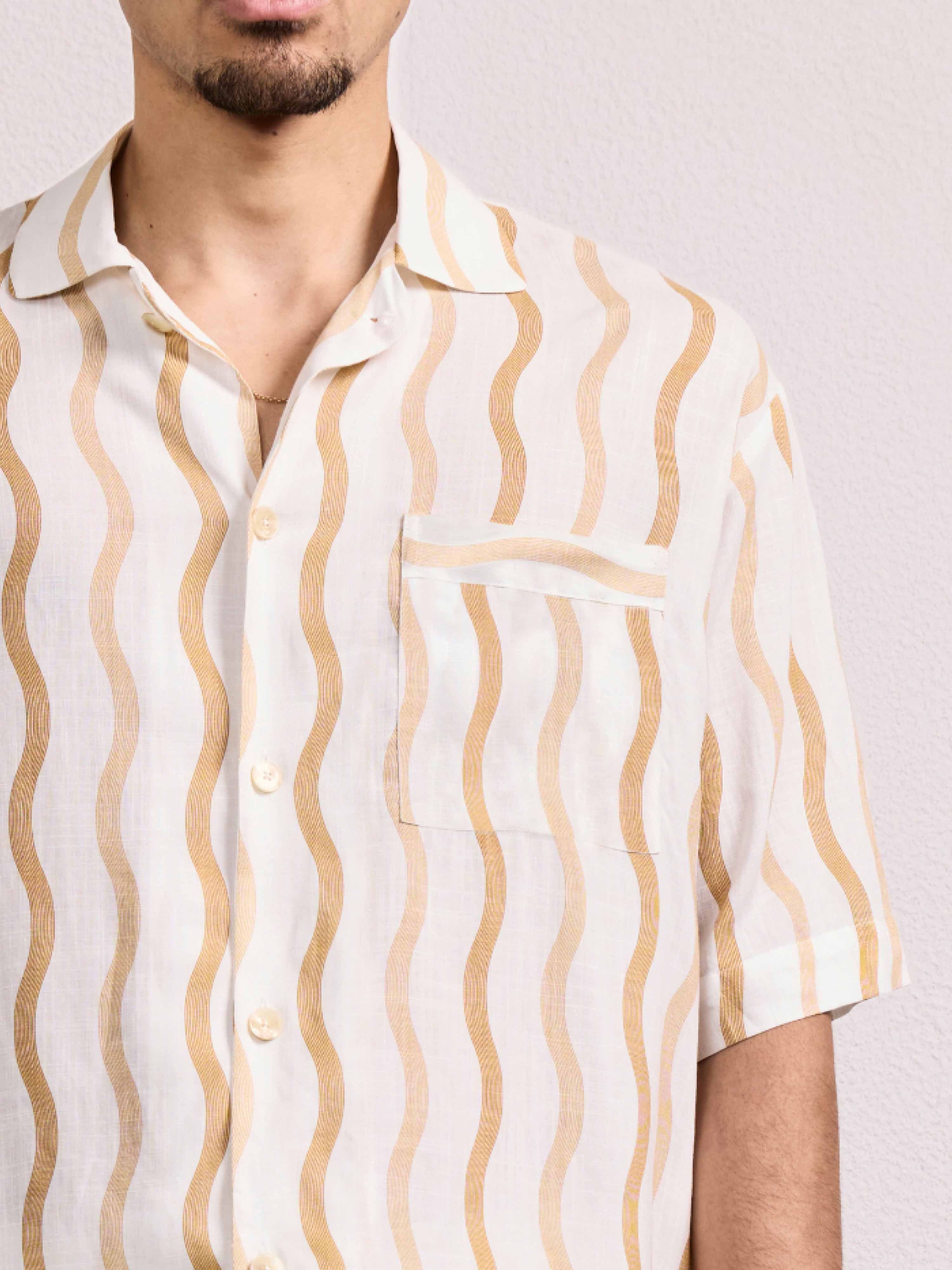 CASSIO LINEN-VISCOSE SHIRT