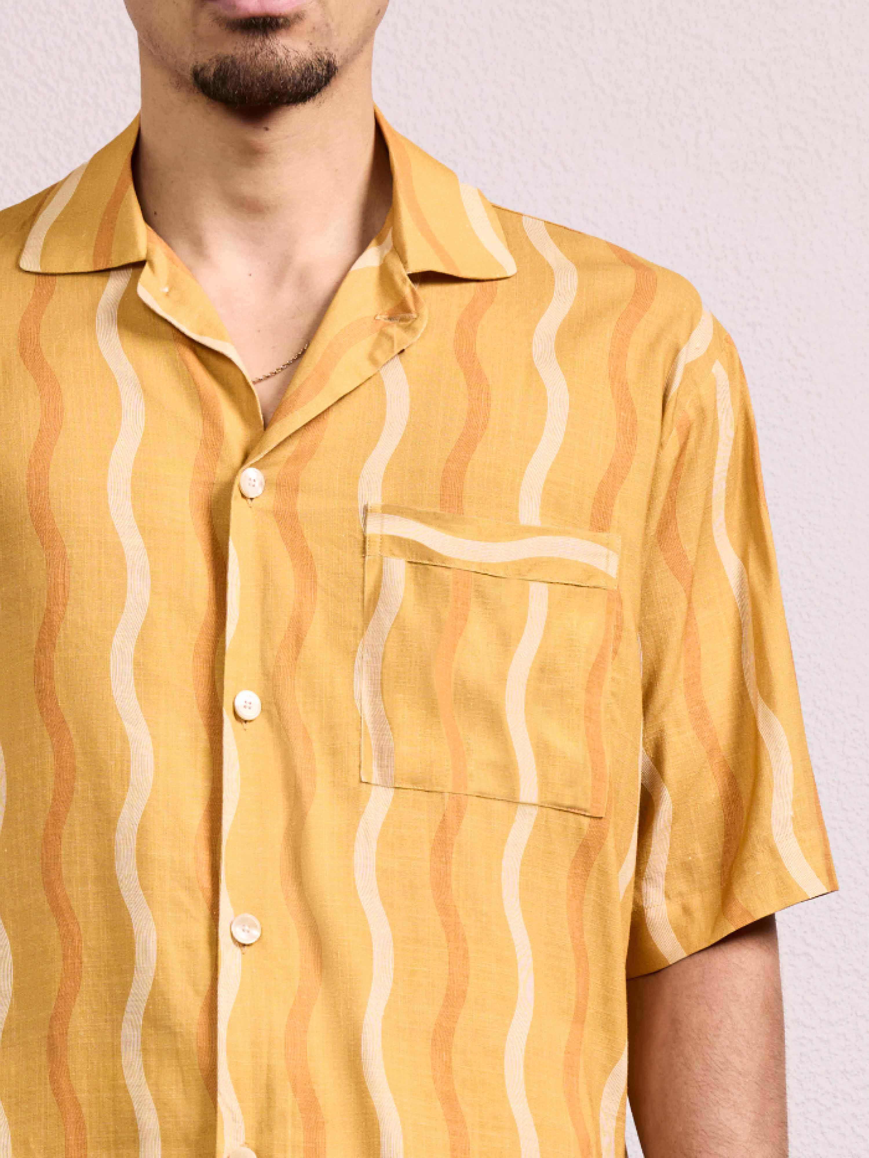 CASSIO LINEN-VISCOSE SHIRT