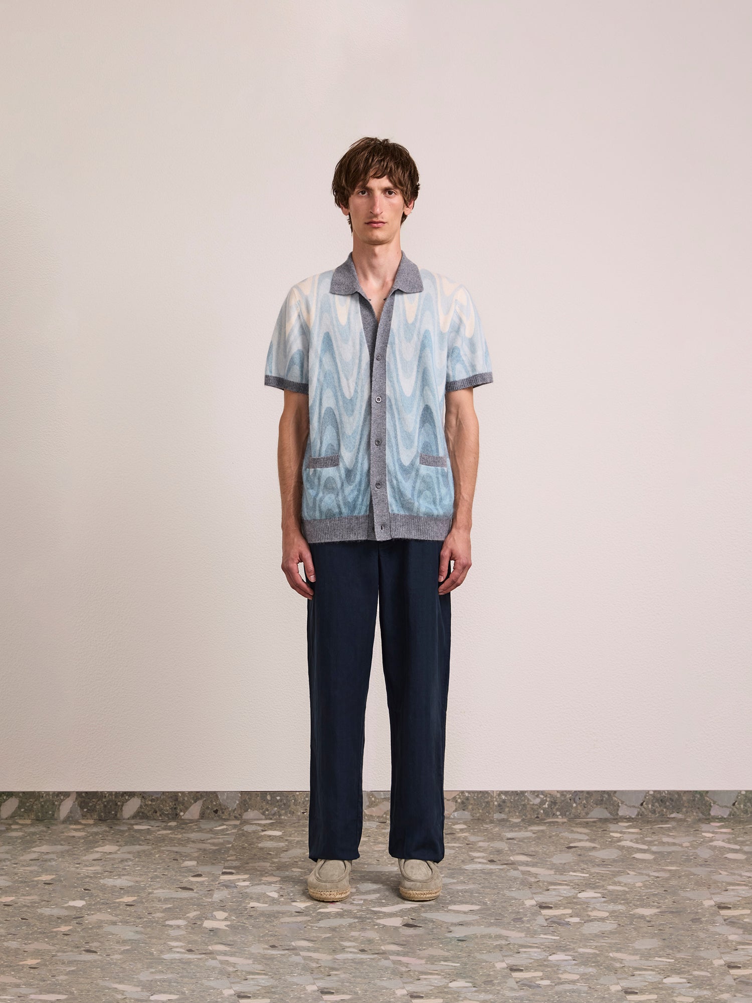 ROMERO CASHMERE-WOOL CARDIGAN