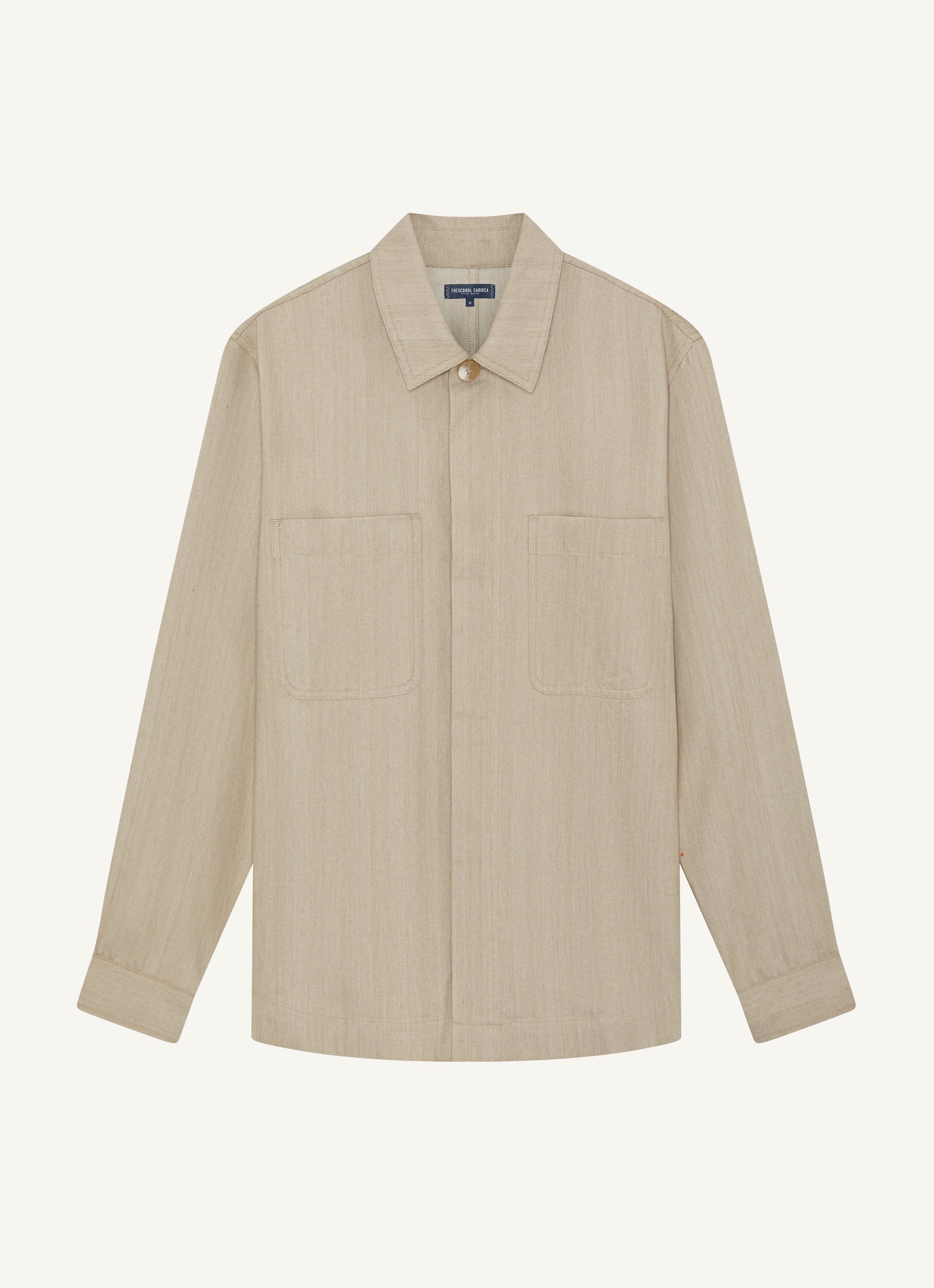 FONTES DENIM HERRINGBONE OVERSHIRT
