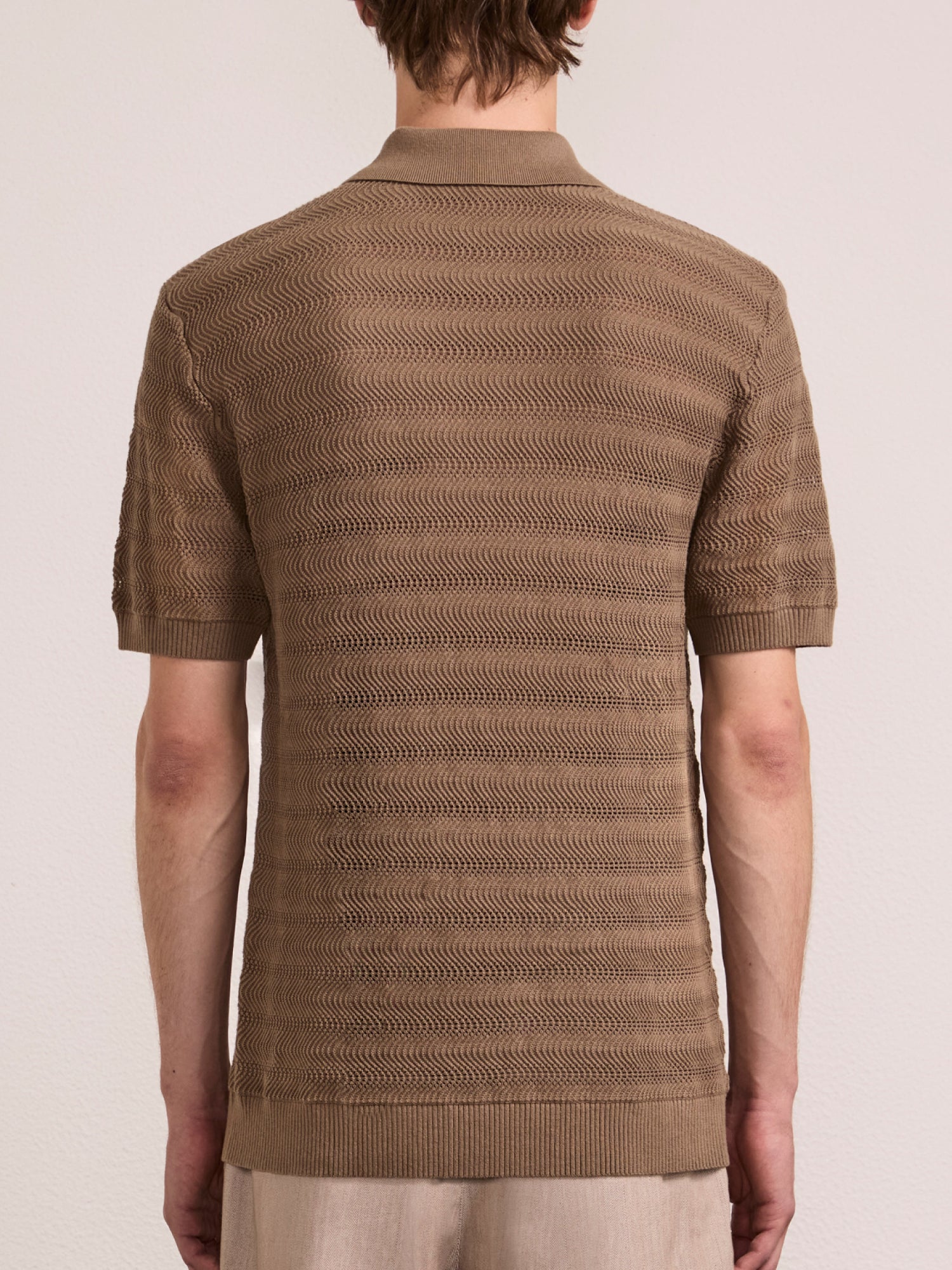 VIDAL COTTON JACQUARD POLO