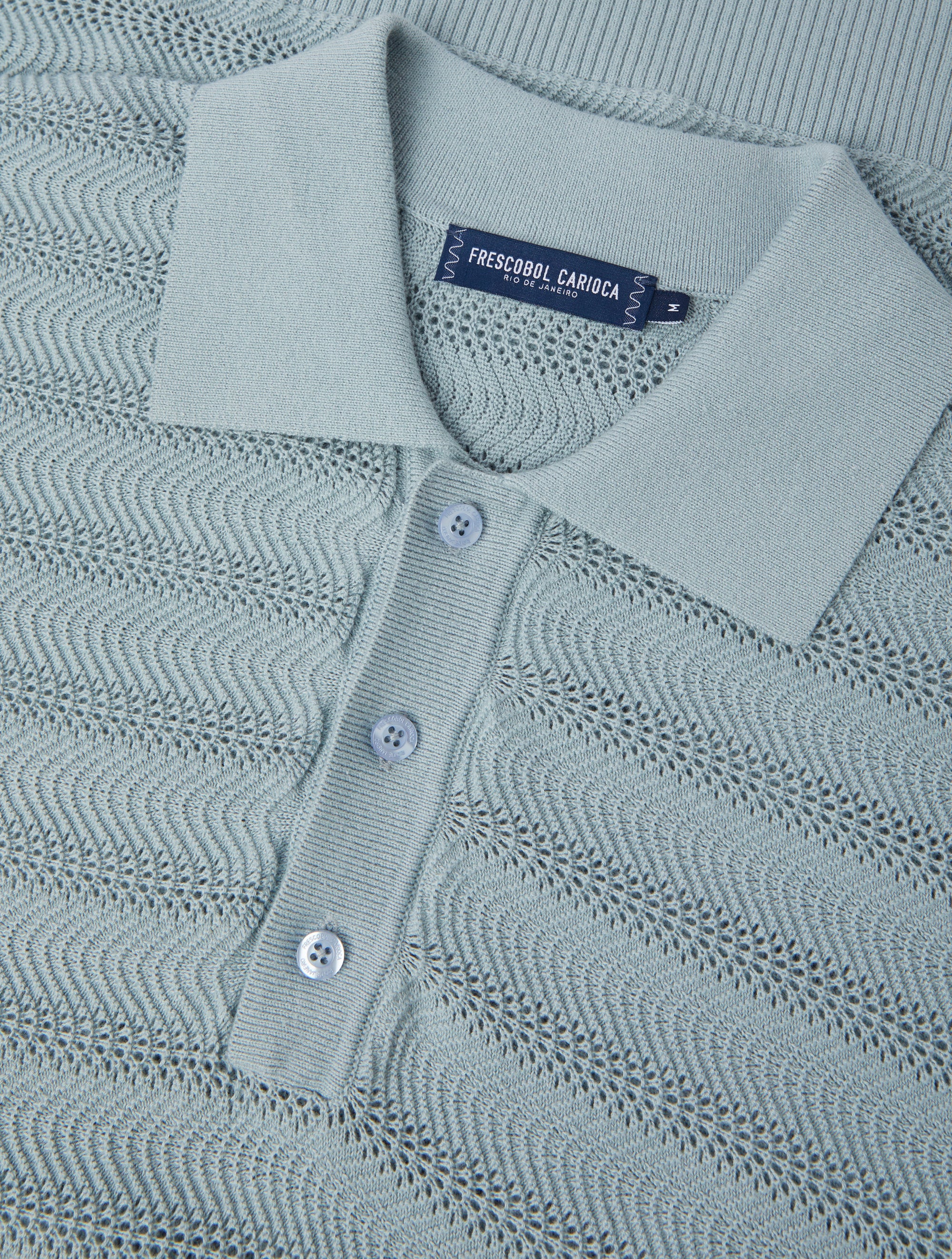 VIDAL COTTON JACQUARD POLO