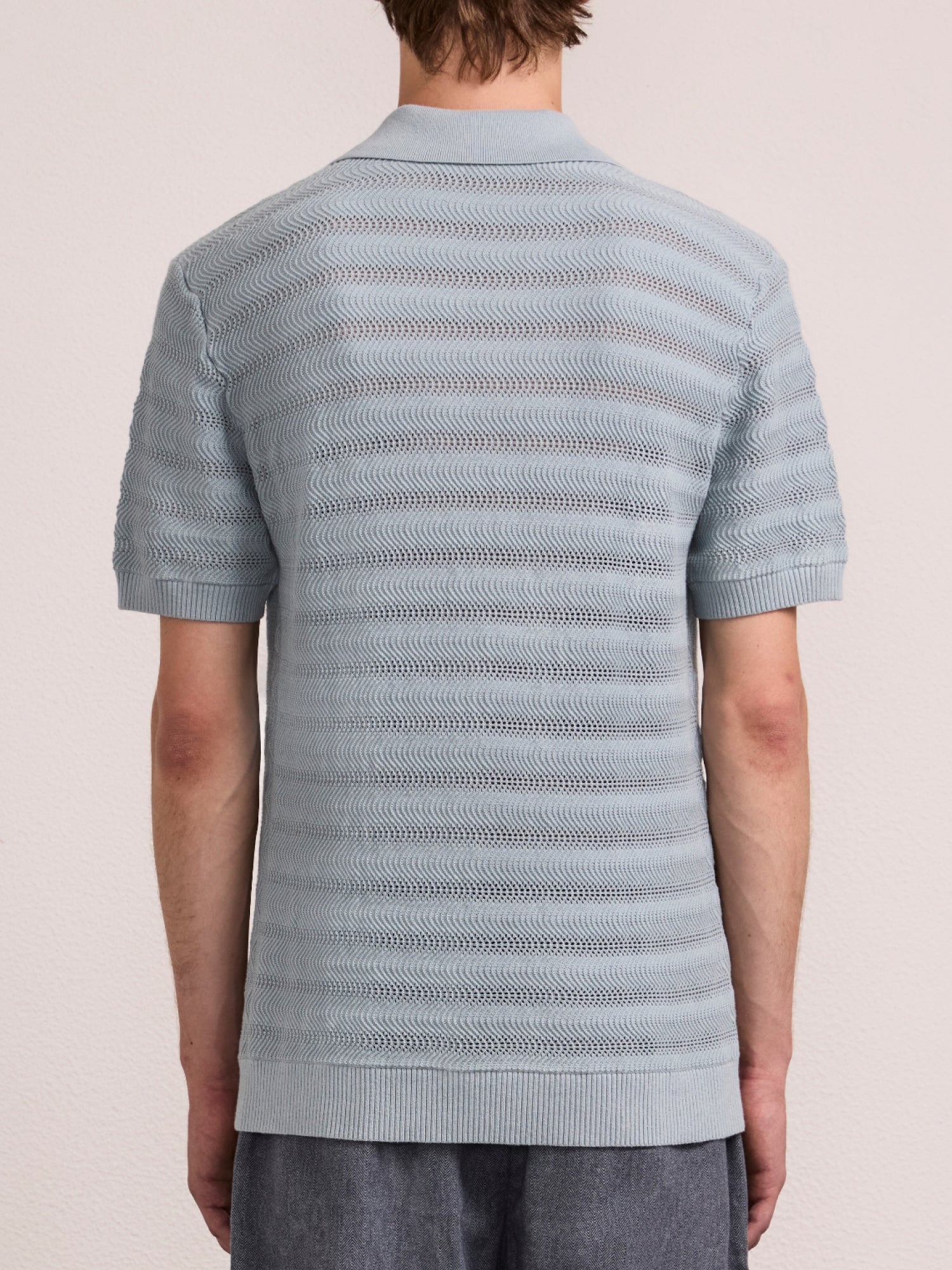 VIDAL COTTON JACQUARD POLO