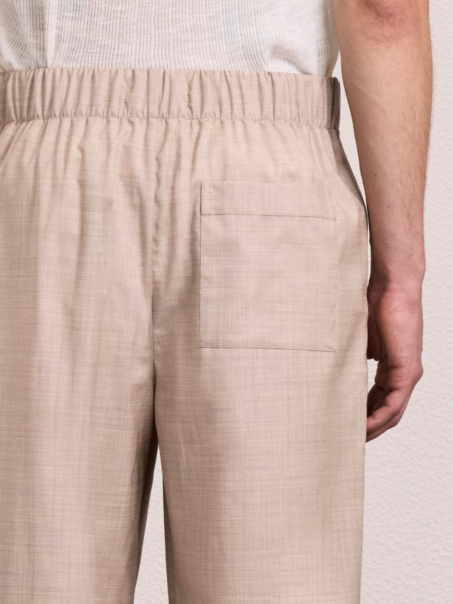 LUAN TROPICAL WOOL TROUSERS