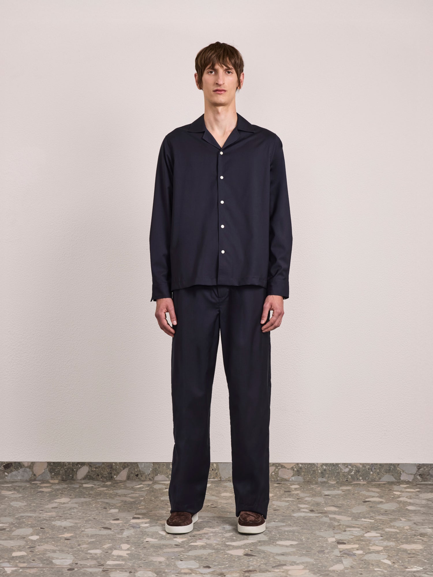 LUAN TROPICAL WOOL TROUSERS