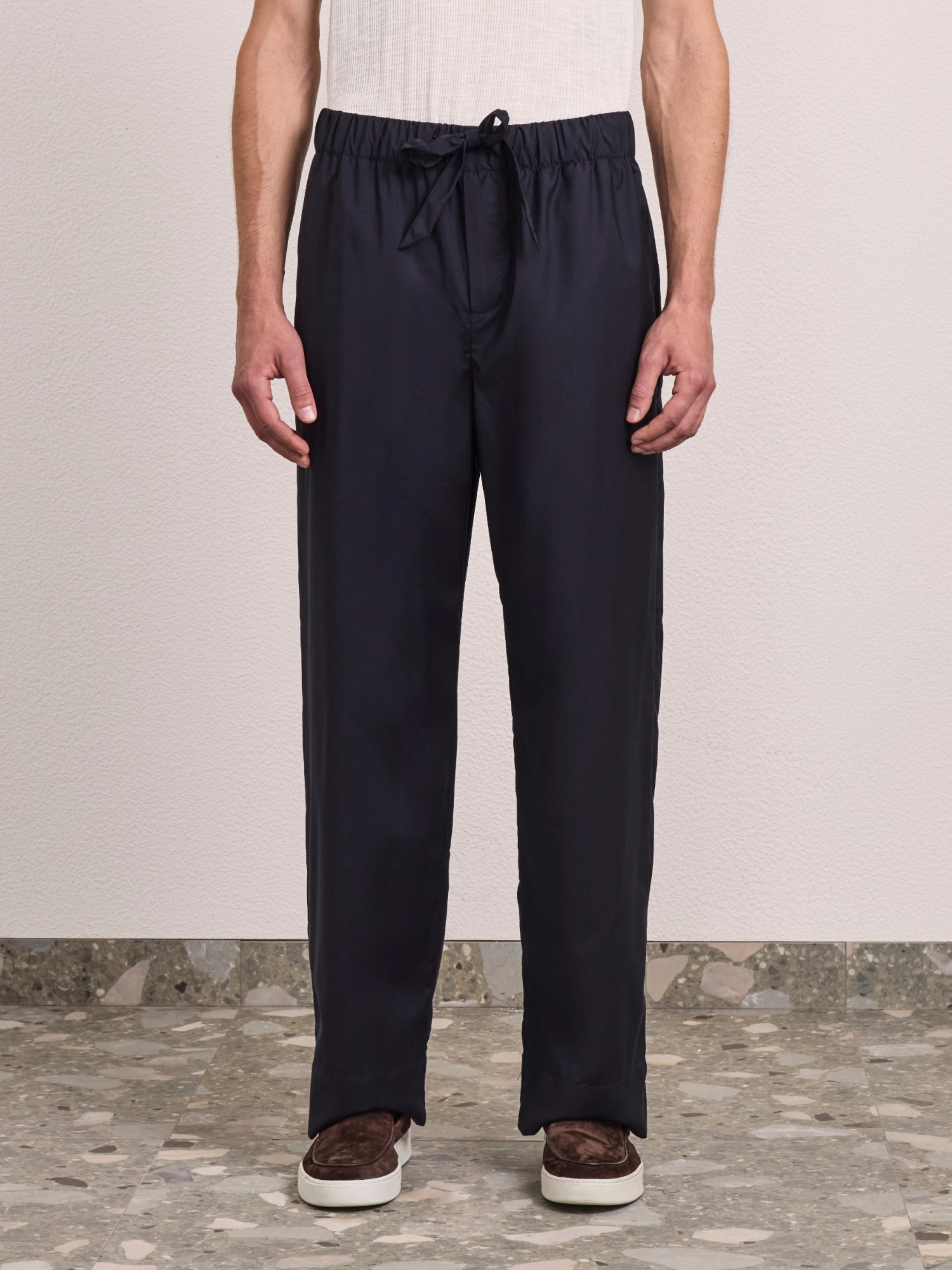 LUAN TROPICAL WOOL TROUSERS