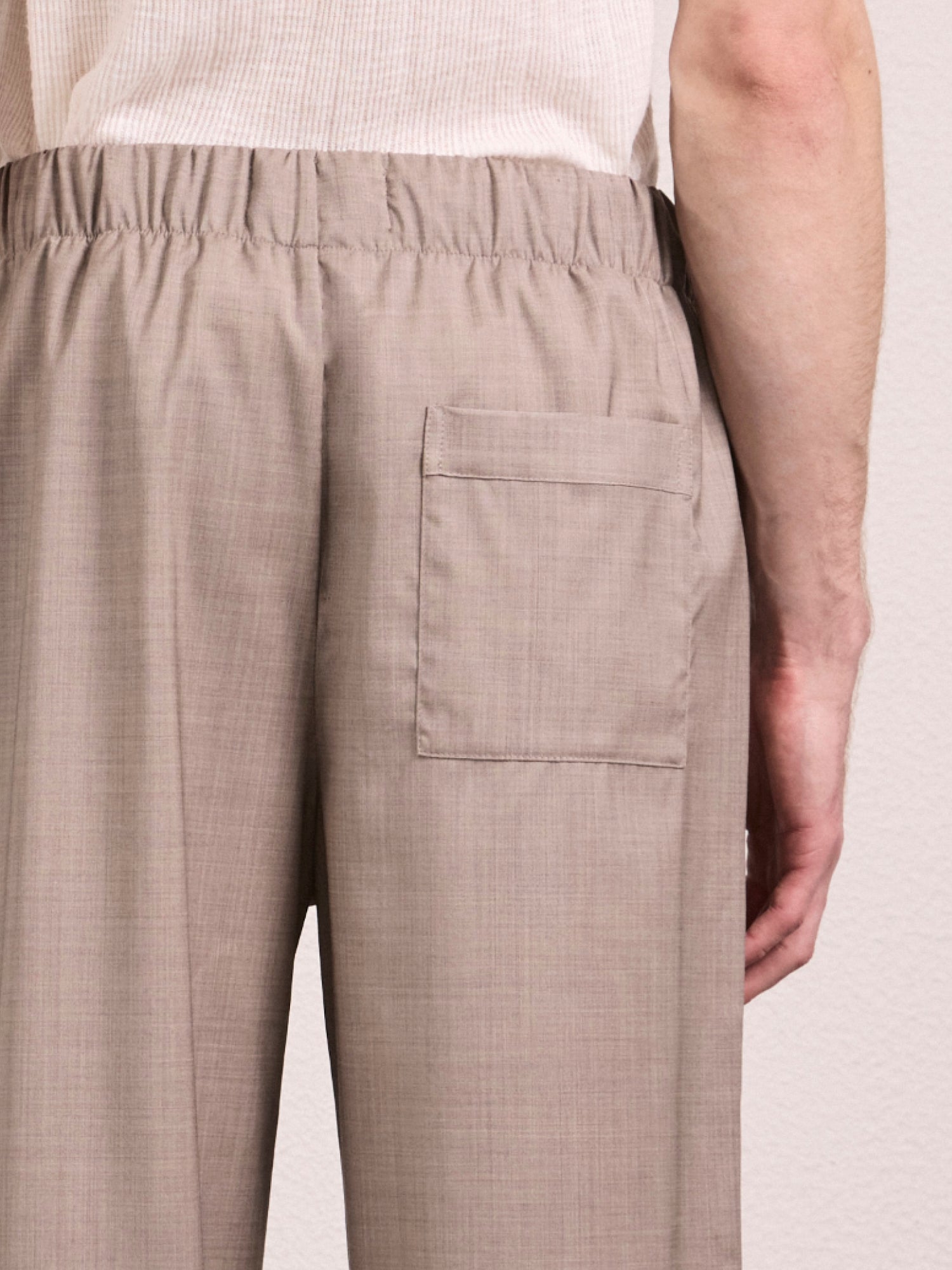 LUAN TROPICAL WOOL TROUSERS