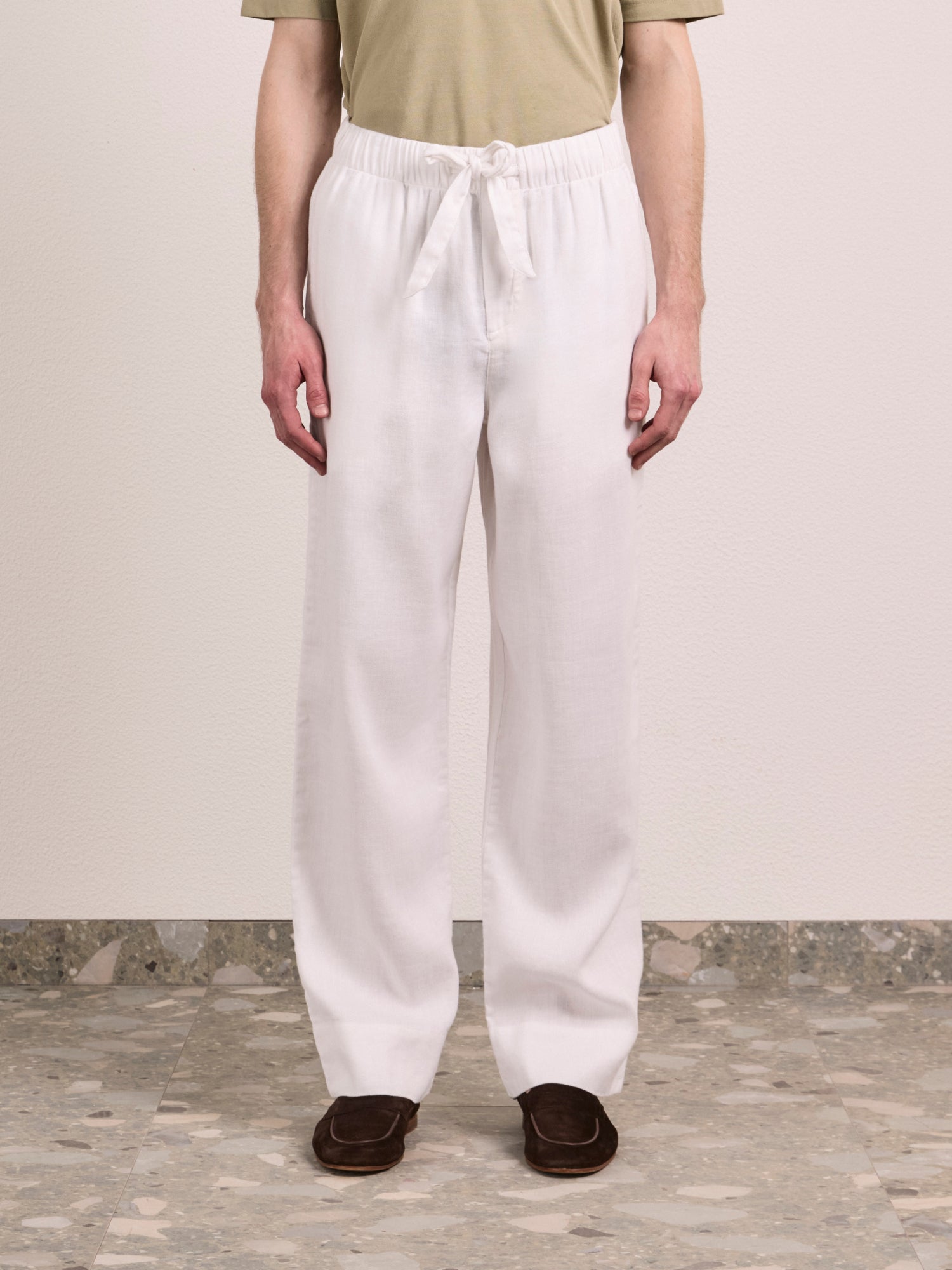 LUAN COTTON-LINEN TROUSERS - Frescobol Carioca