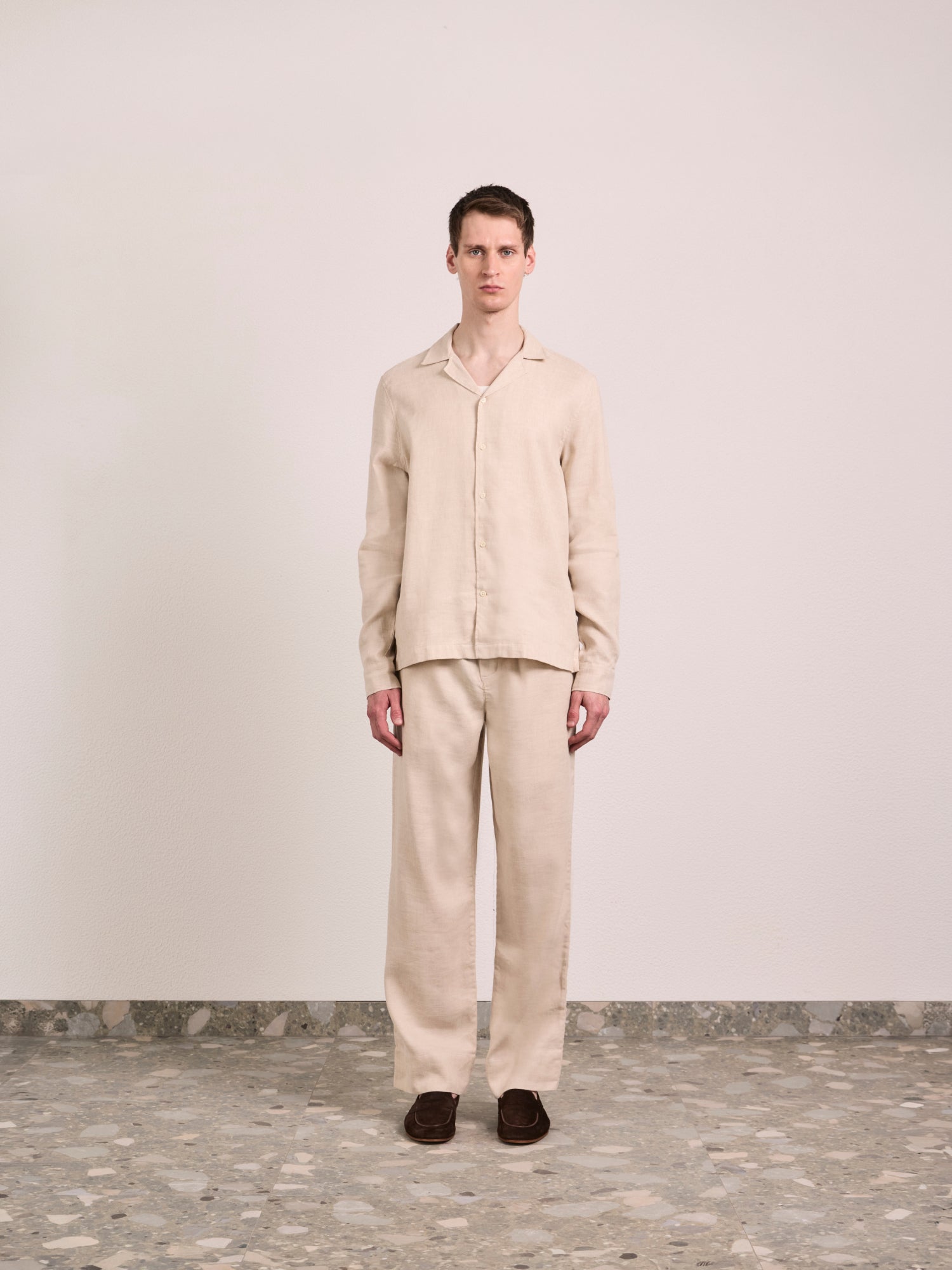 LUAN COTTON-LINEN TROUSERS