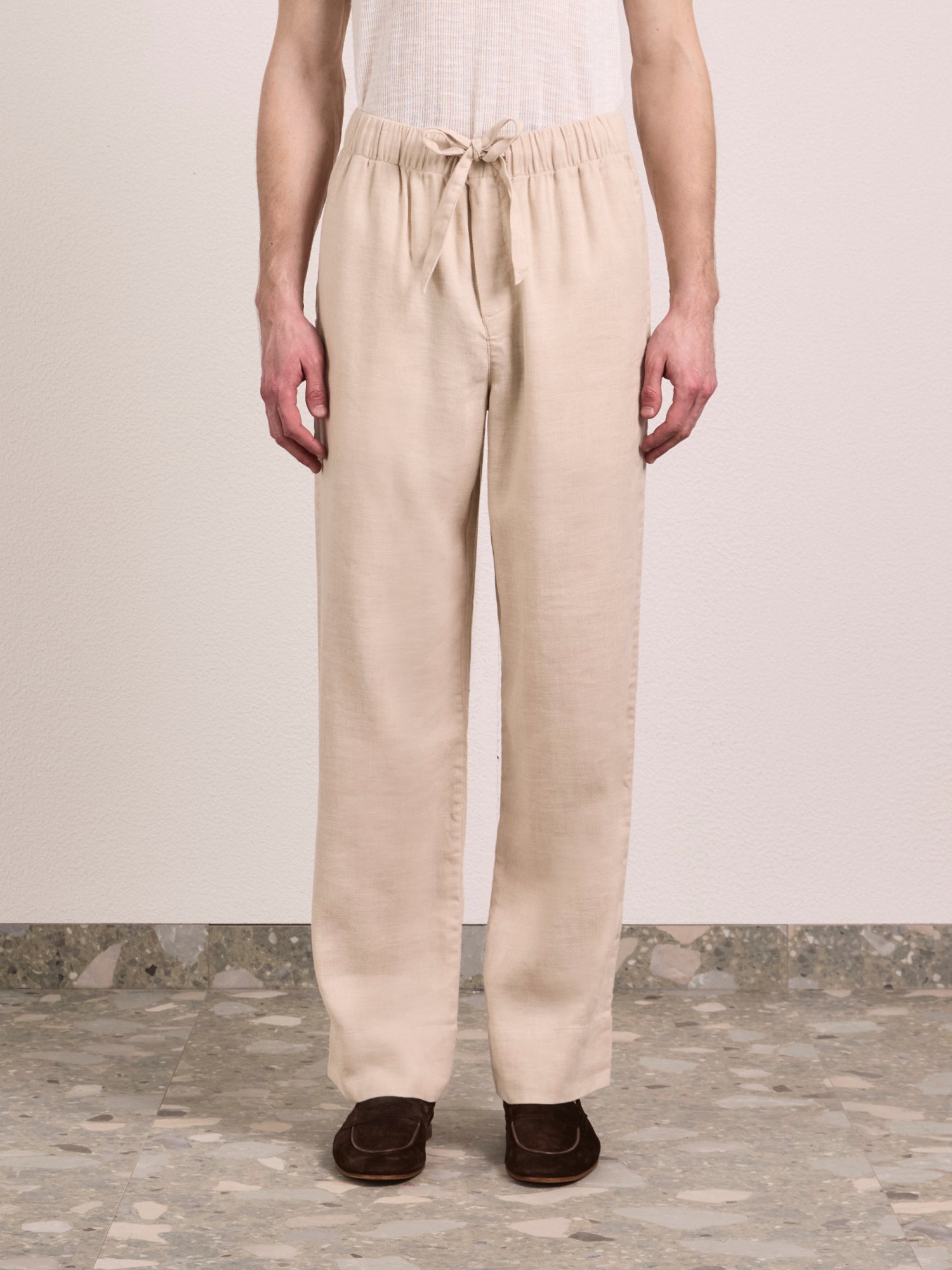 LUAN COTTON-LINEN TROUSERS