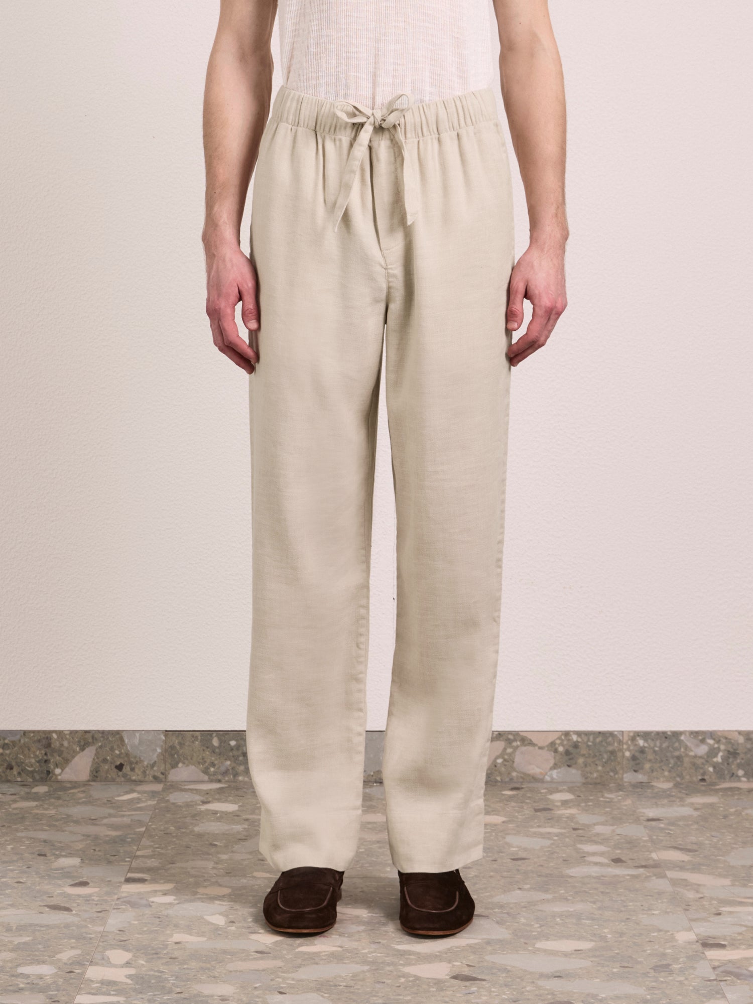 LUAN COTTON-LINEN TROUSERS