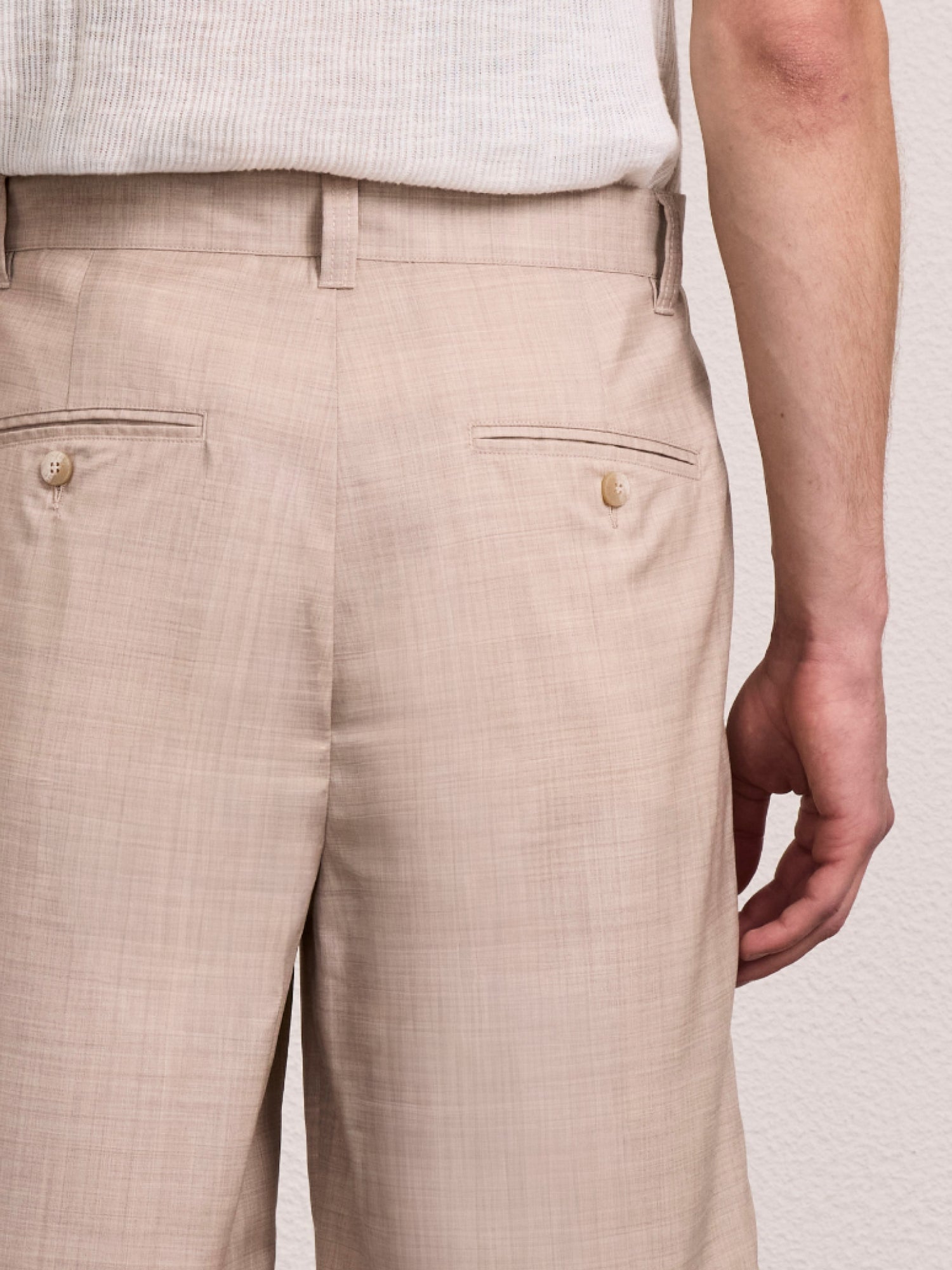 SERENO TROPICAL WOOL SHORTS