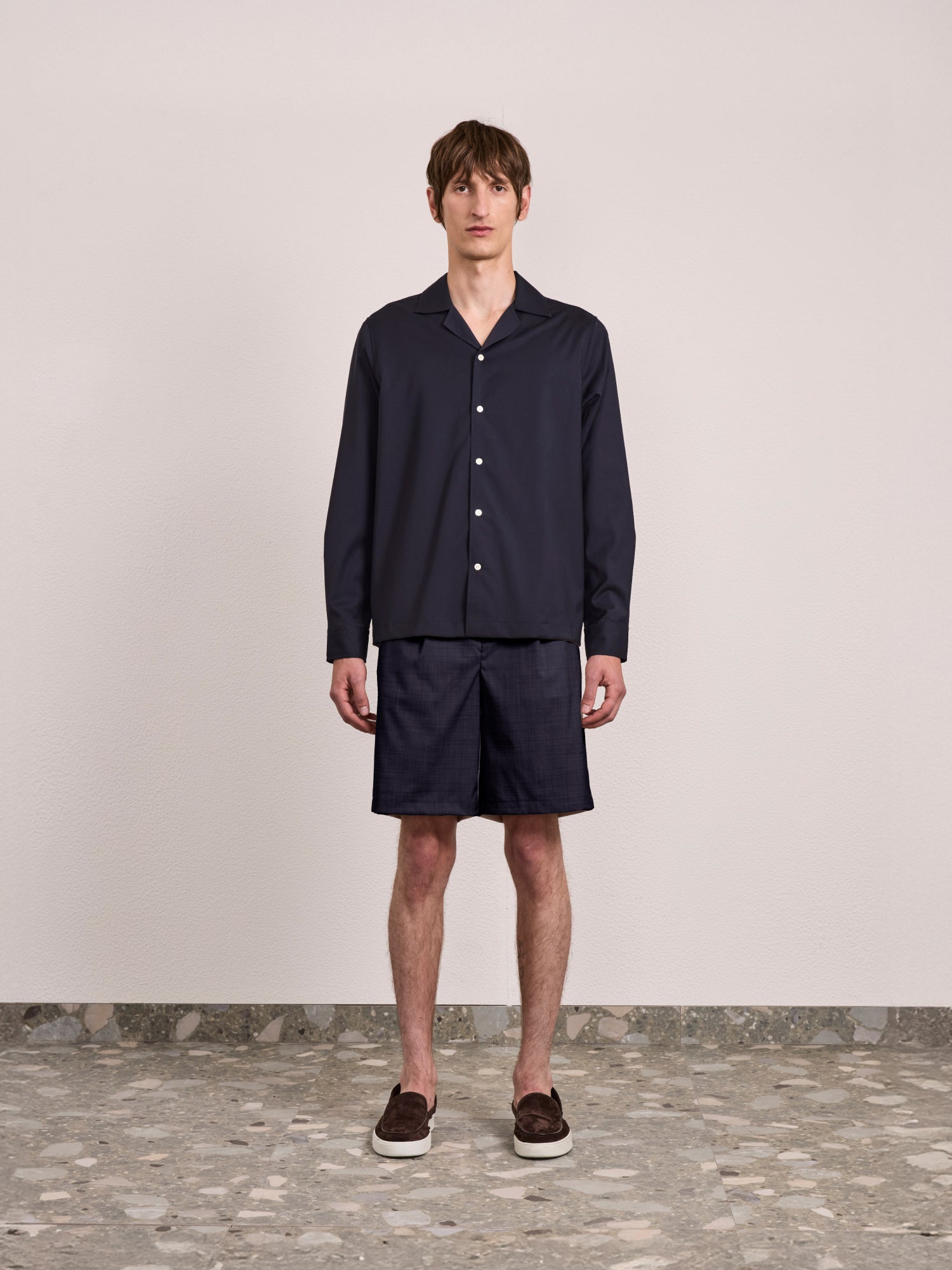 SERENO TROPICAL WOOL SHORTS