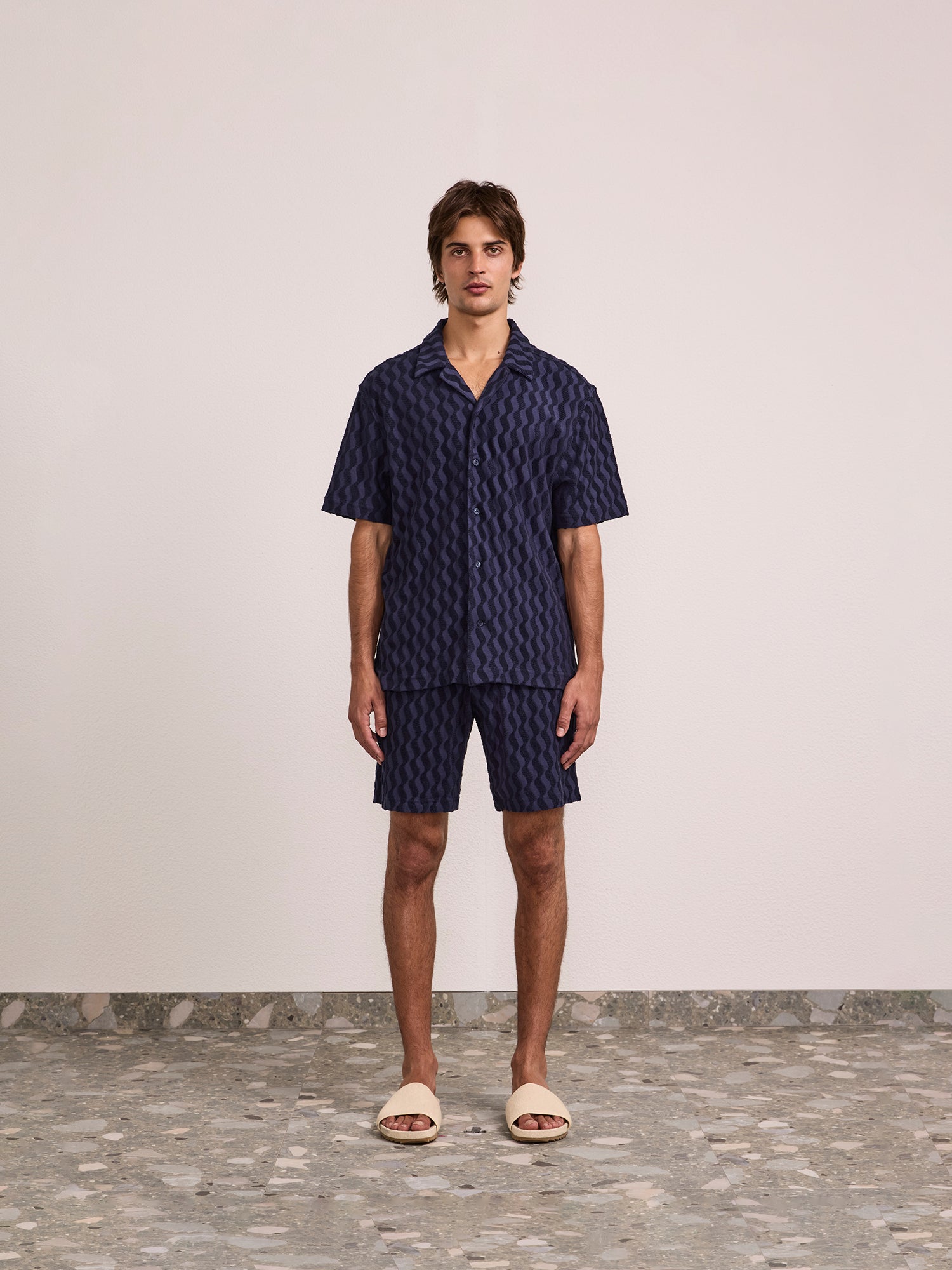 AUGUSTO TERRY COTTON SHORTS