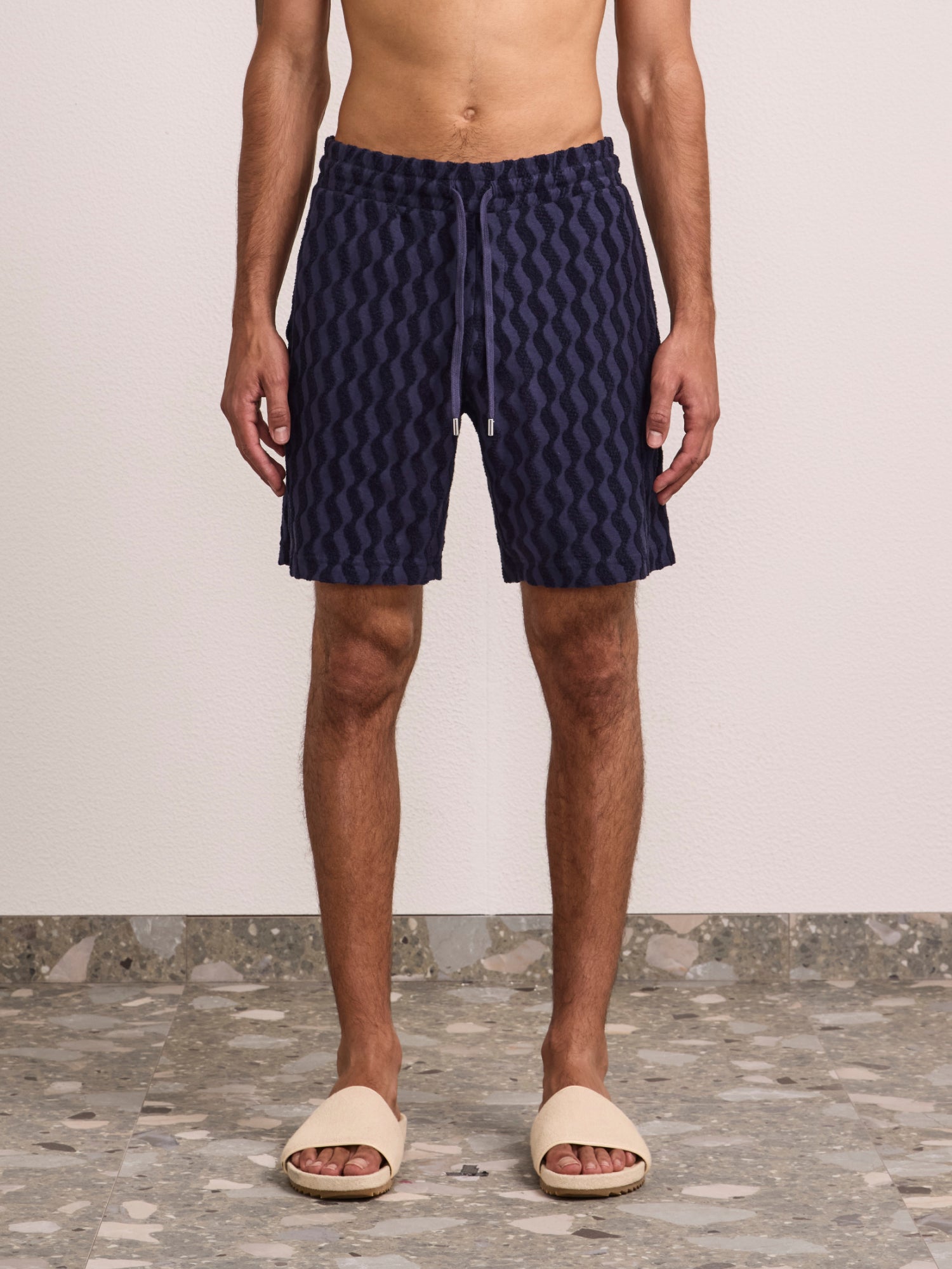 AUGUSTO TERRY COTTON SHORTS