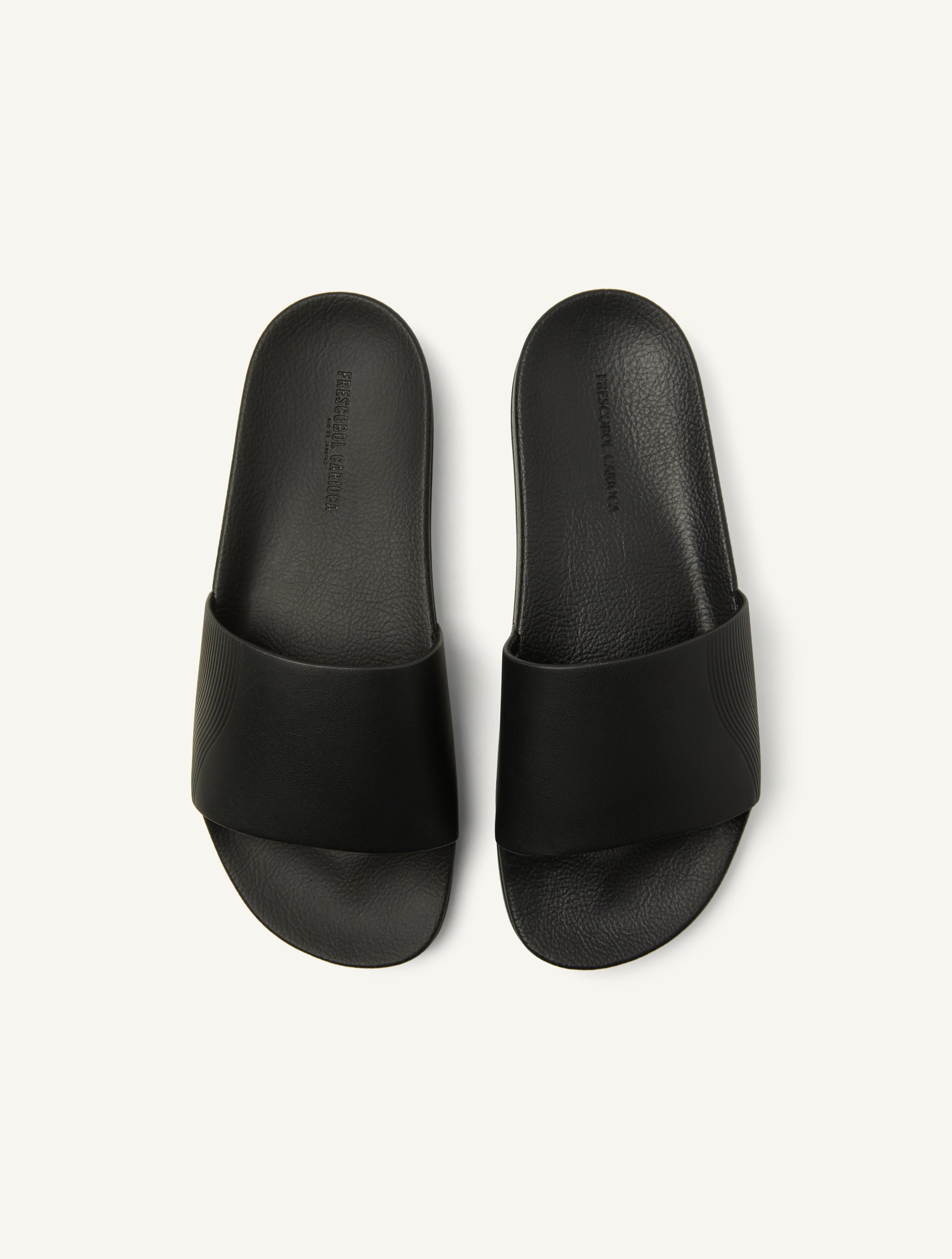HUMBERTO LEATHER SLIDERS