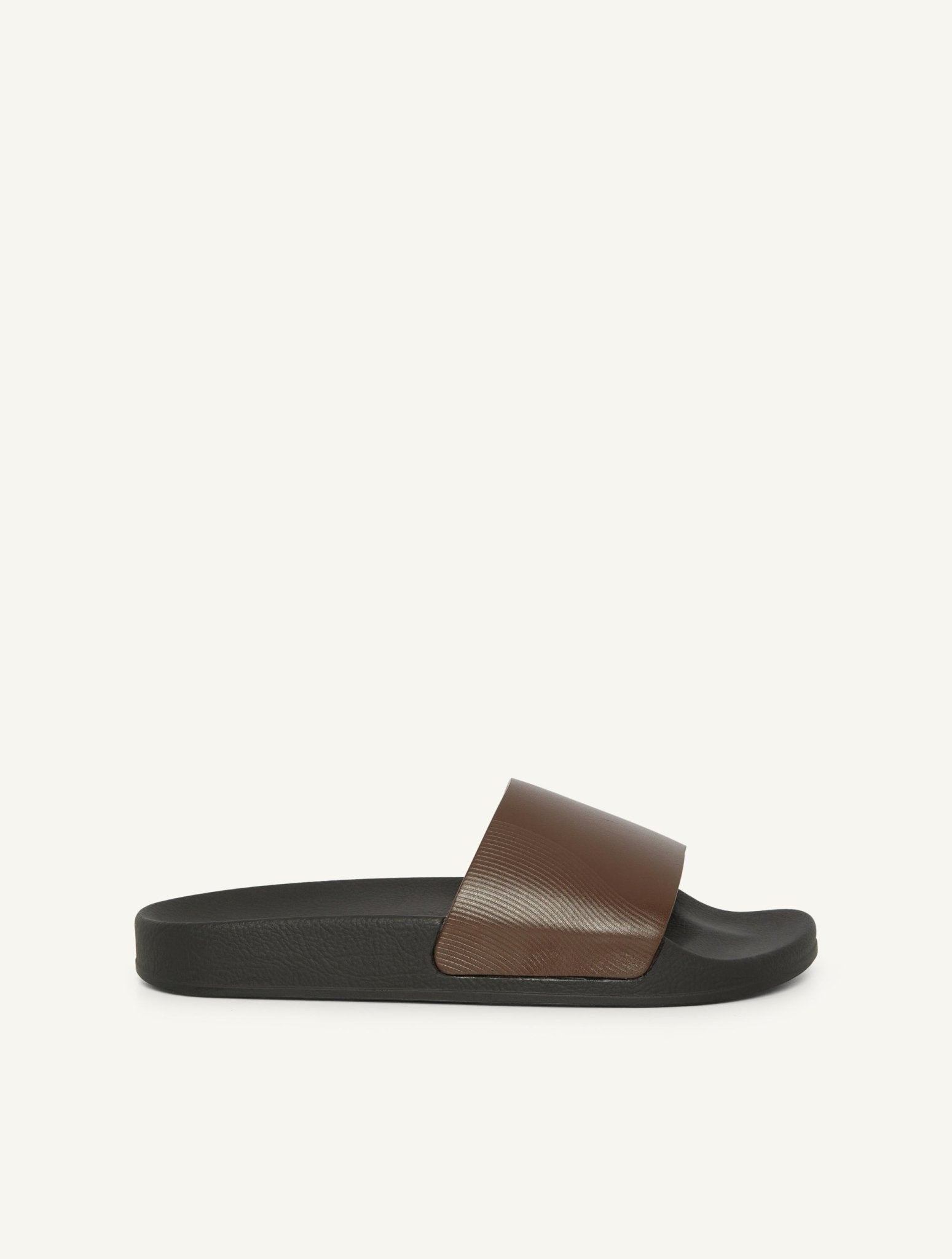 HUMBERTO LEATHER SLIDERS