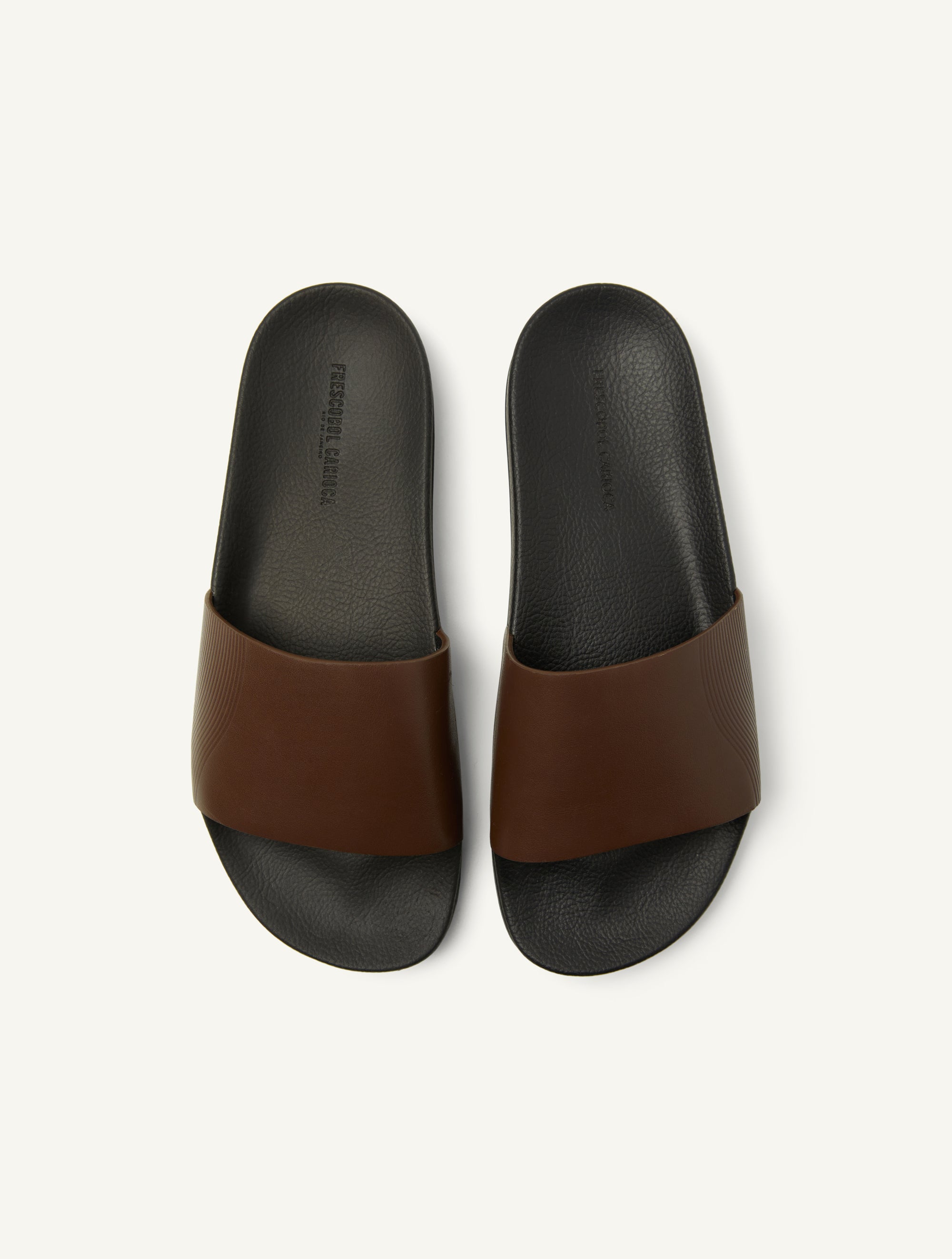 HUMBERTO LEATHER SLIDERS