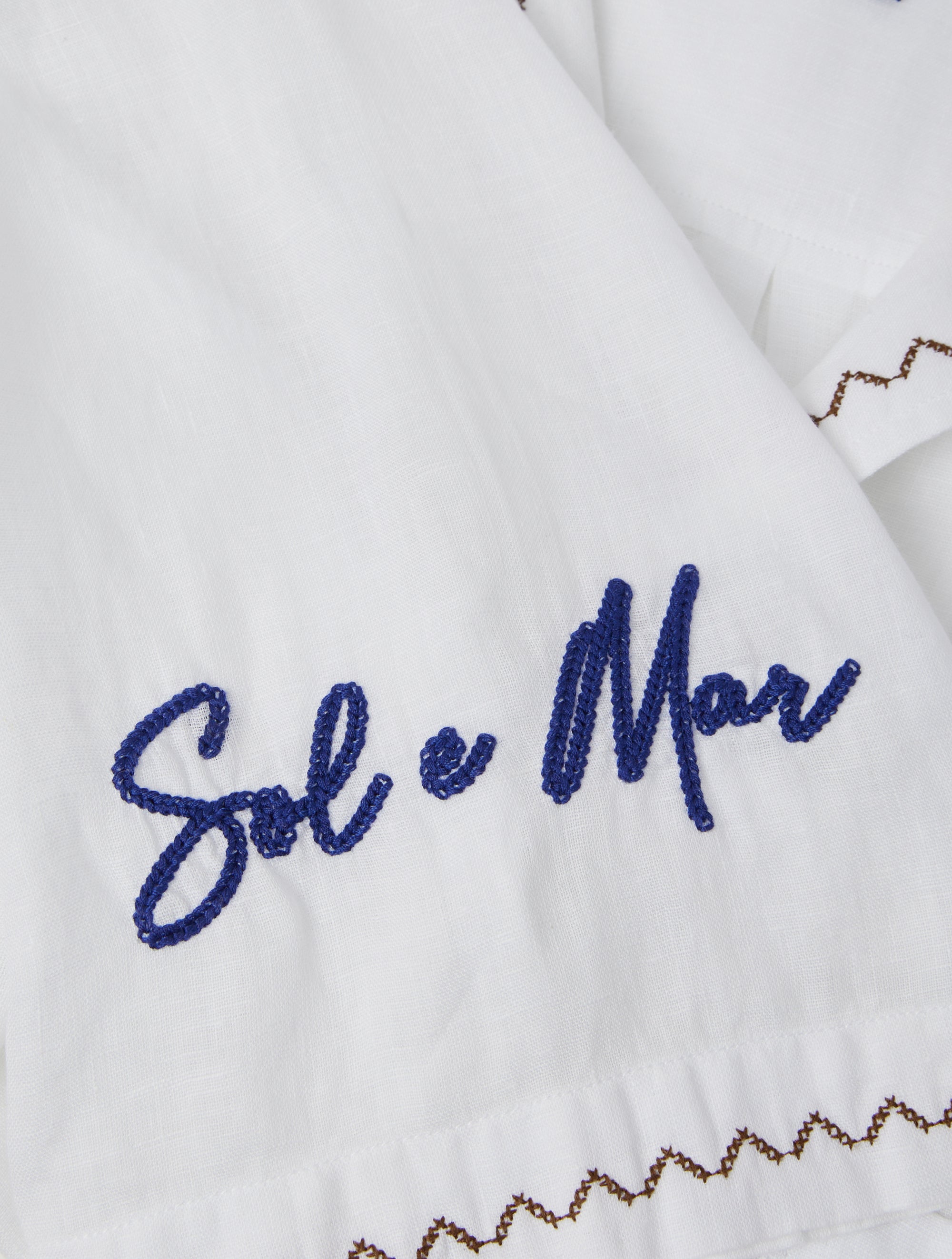 ALVES EMBROIDERED LINEN SHIRT