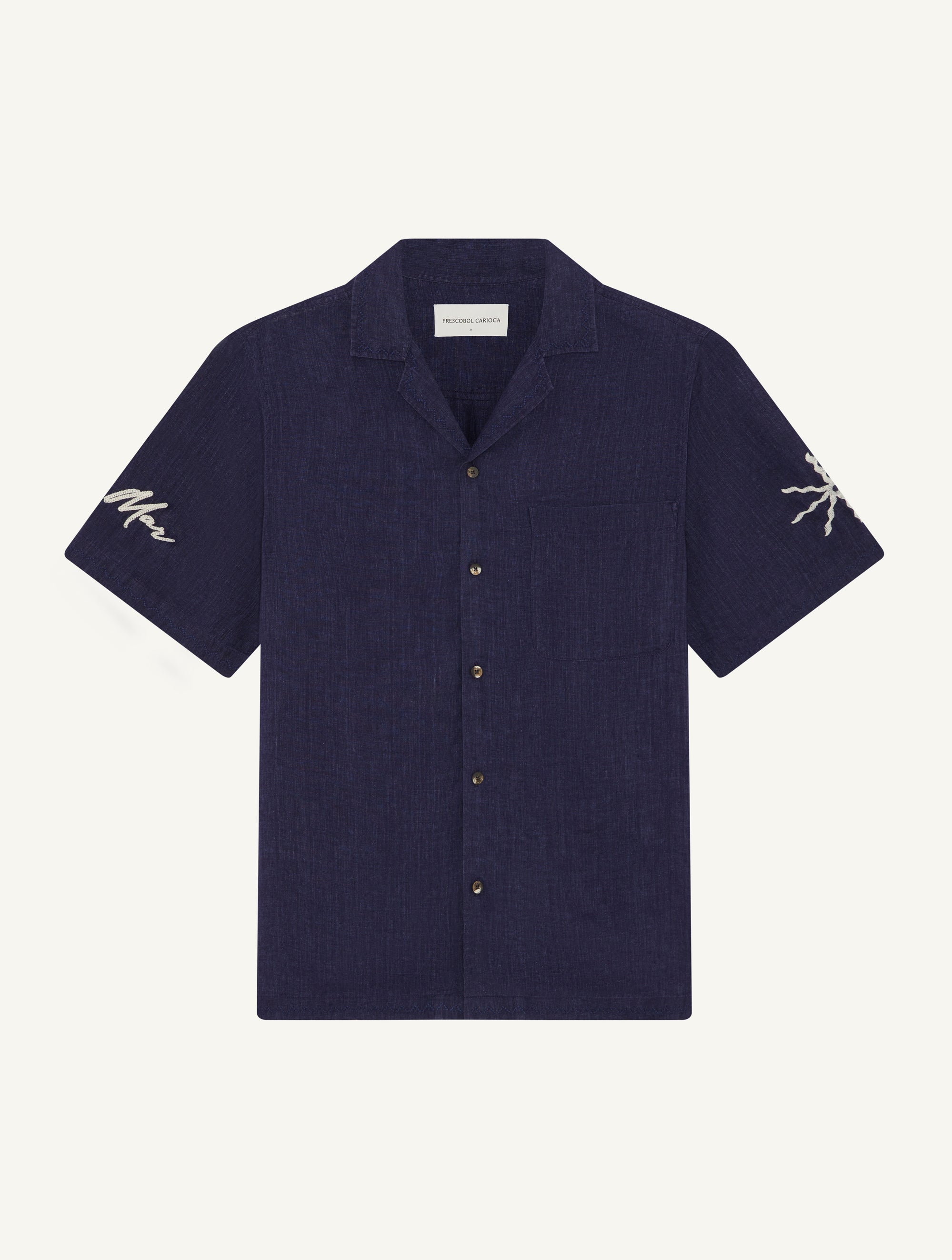 ALVES EMBROIDERED LINEN SHIRT