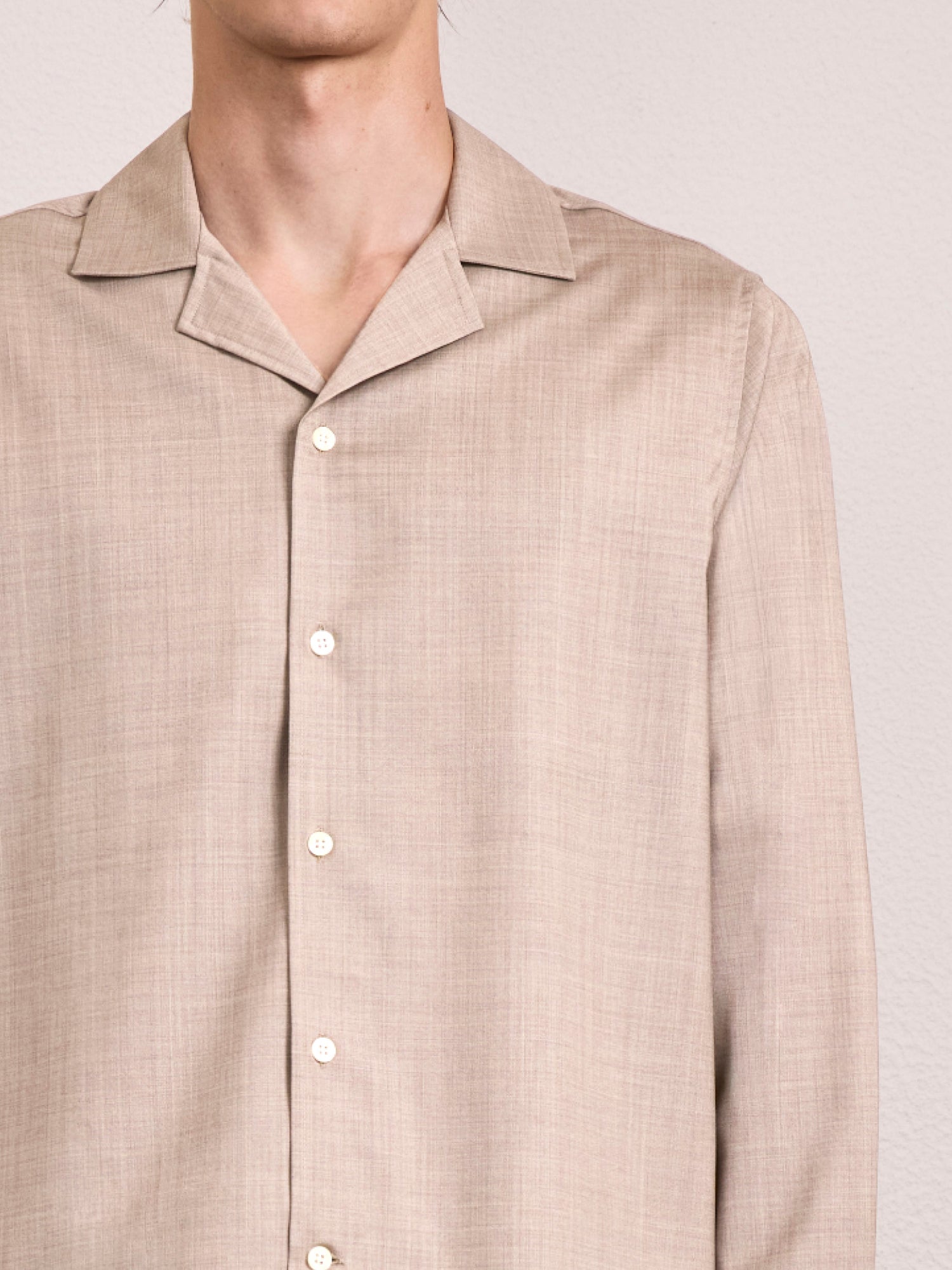 SAFRA TROPICAL WOOL SHIRT