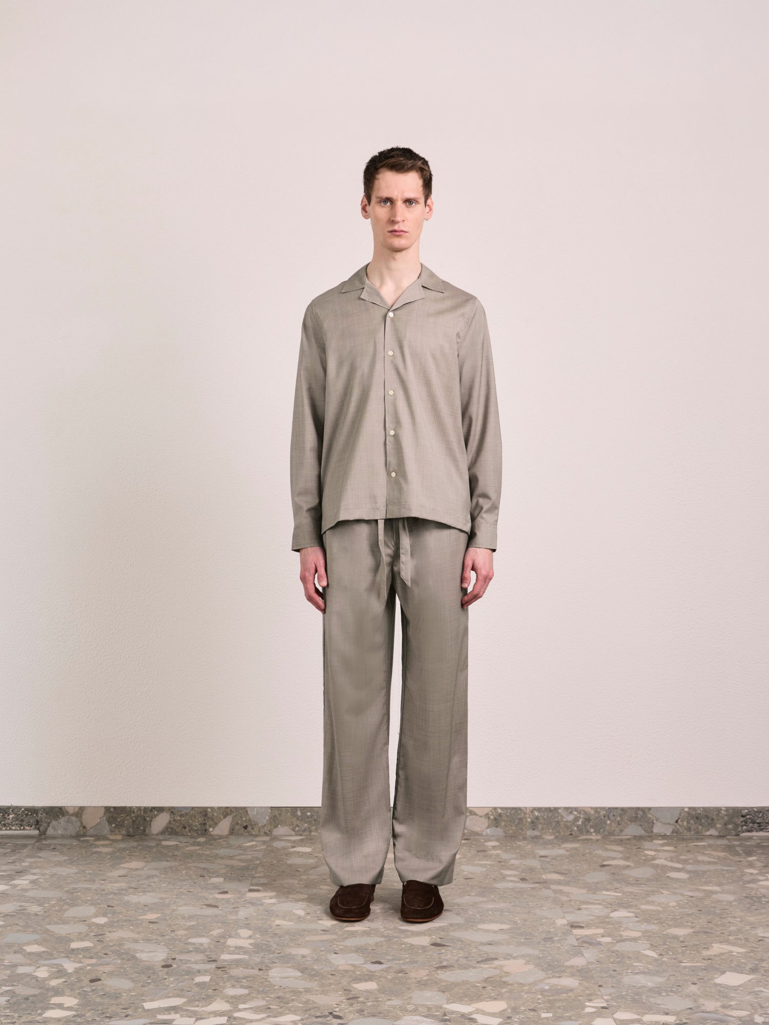 SAFRA TROPICAL WOOL SHIRT