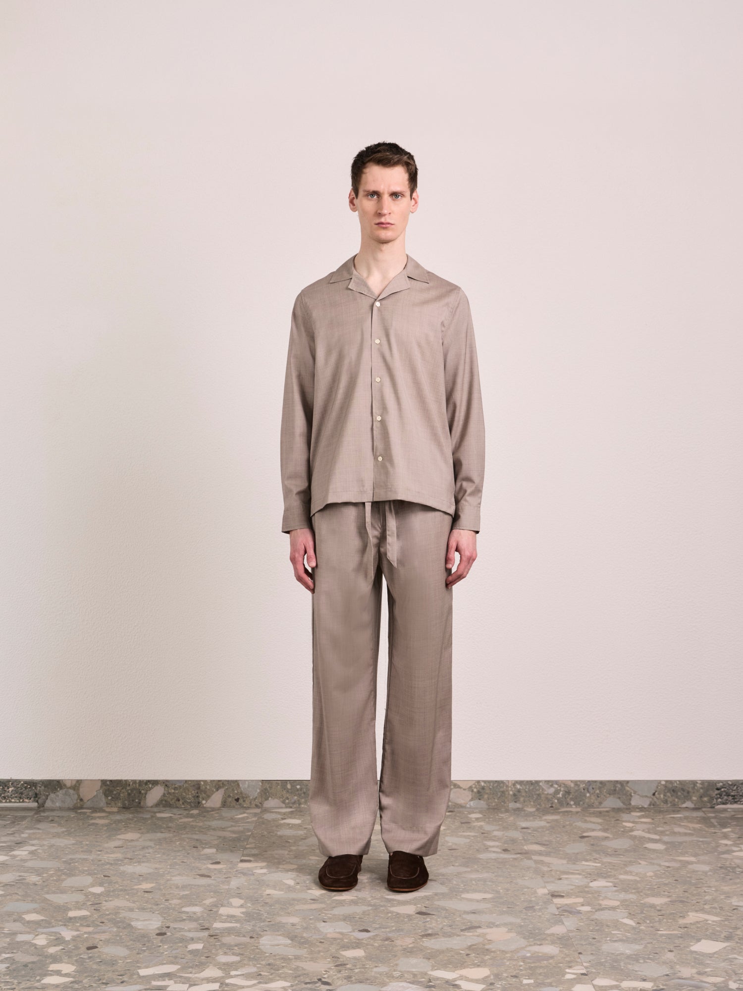 SAFRA TROPICAL WOOL SHIRT