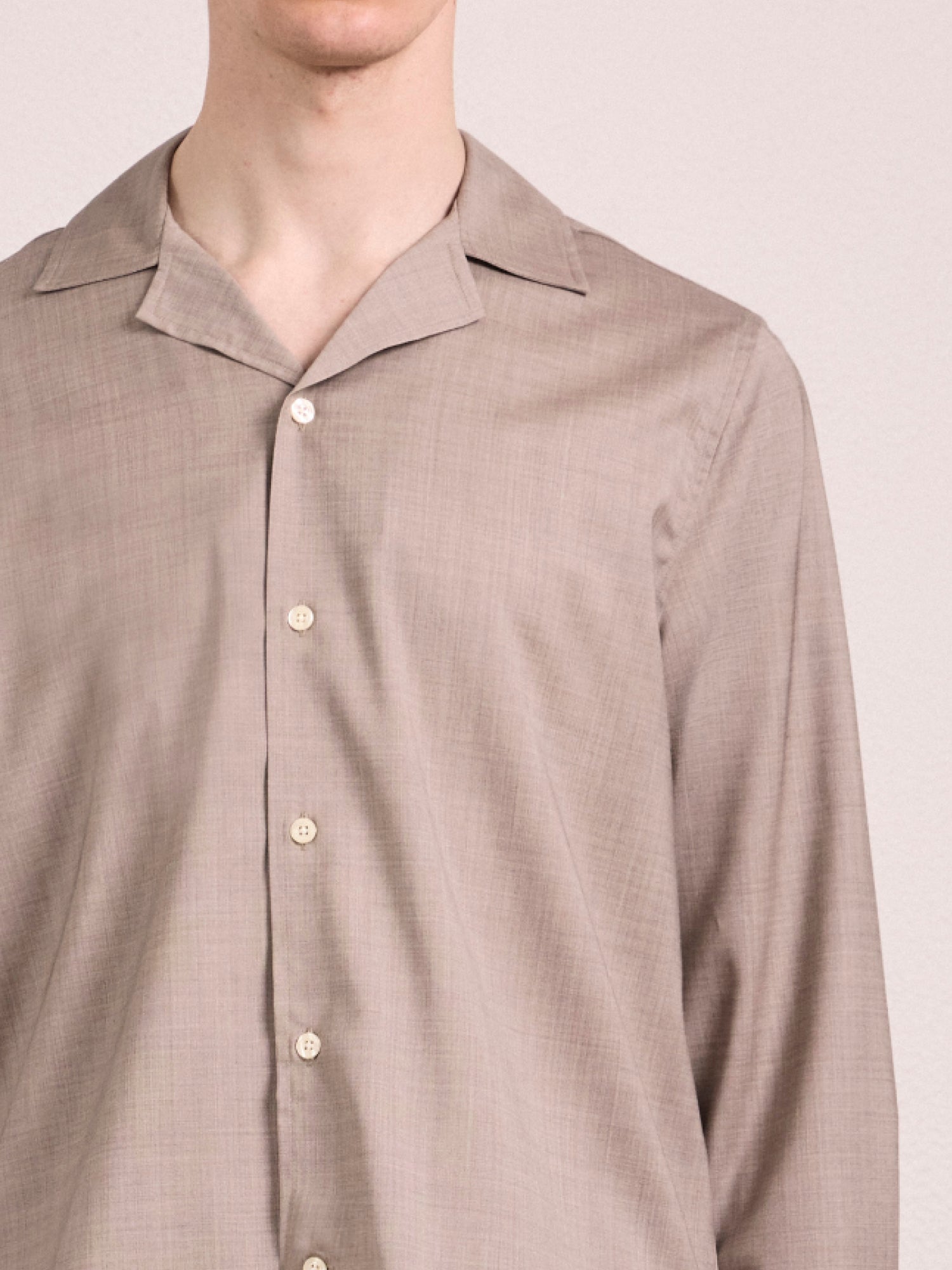 SAFRA TROPICAL WOOL SHIRT