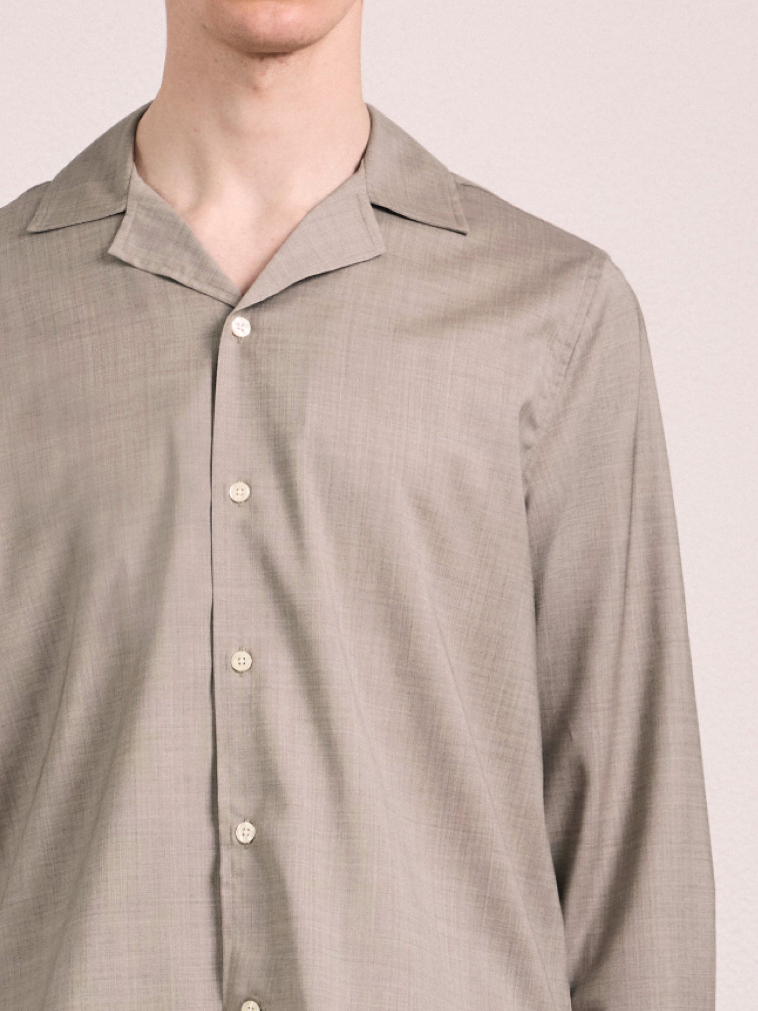 SAFRA TROPICAL WOOL SHIRT