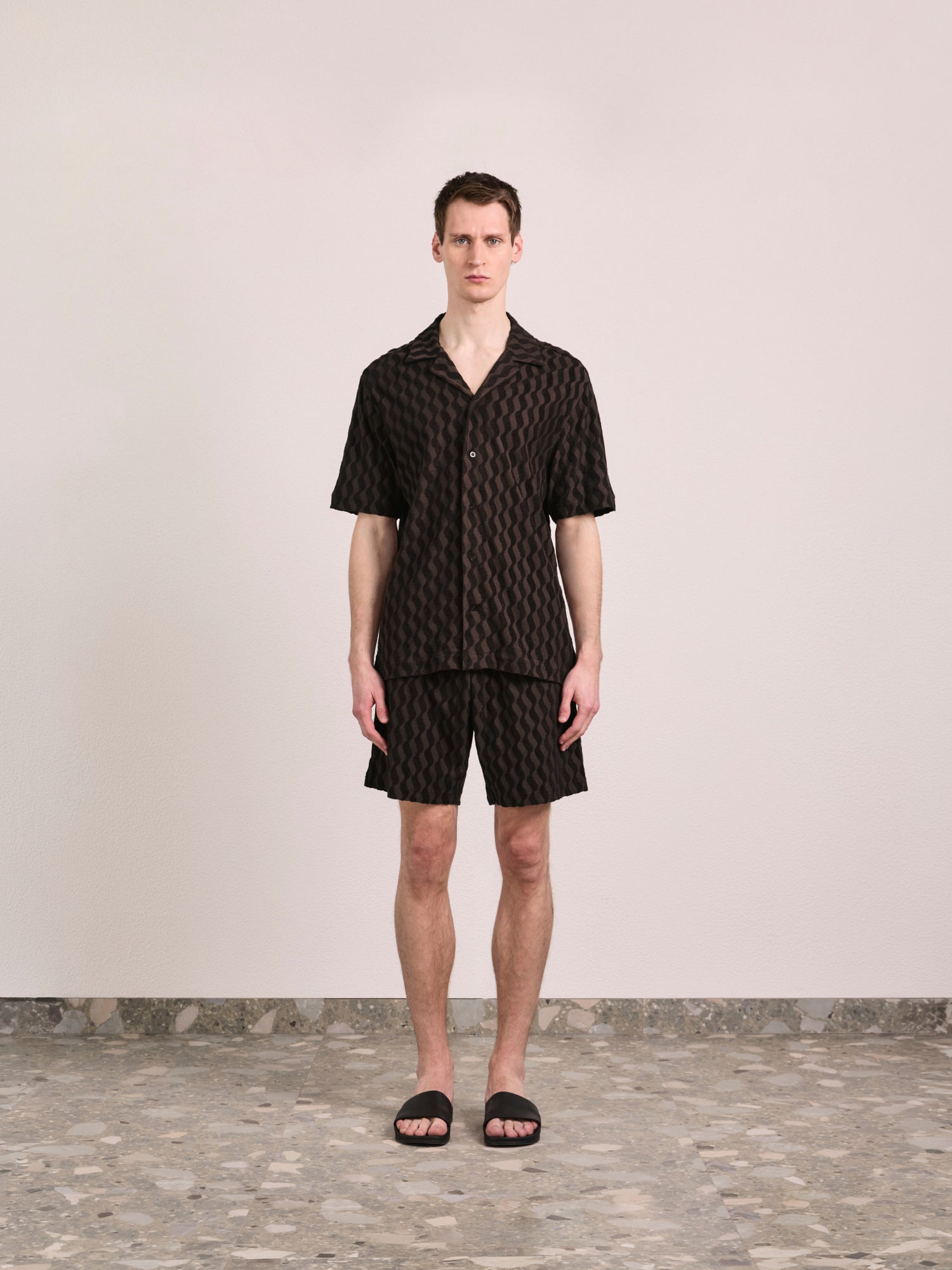 ROBERTO TERRY COTTON SHIRT