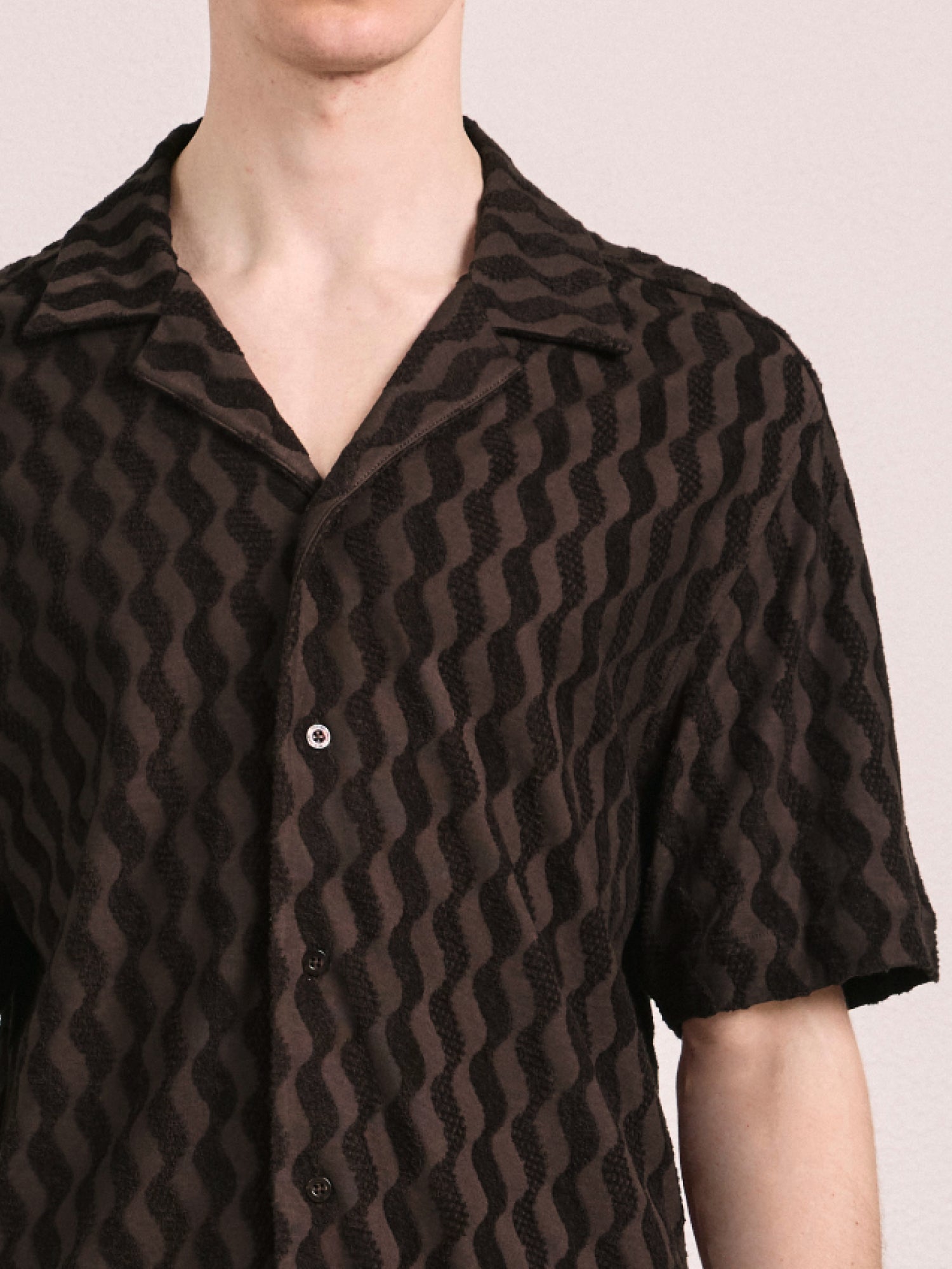 ROBERTO TERRY COTTON SHIRT