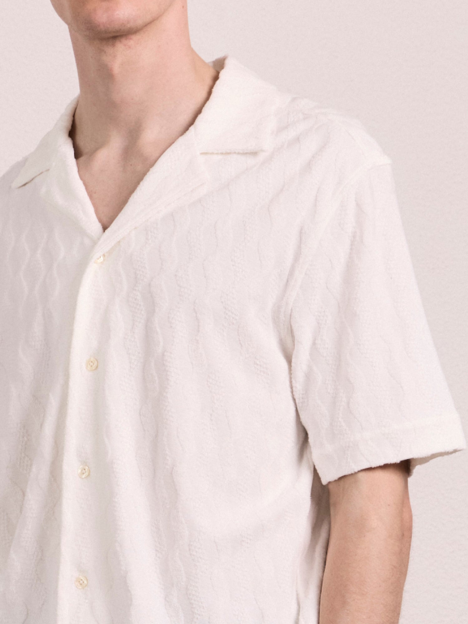 ROBERTO TERRY COTTON SHIRT - Frescobol Carioca
