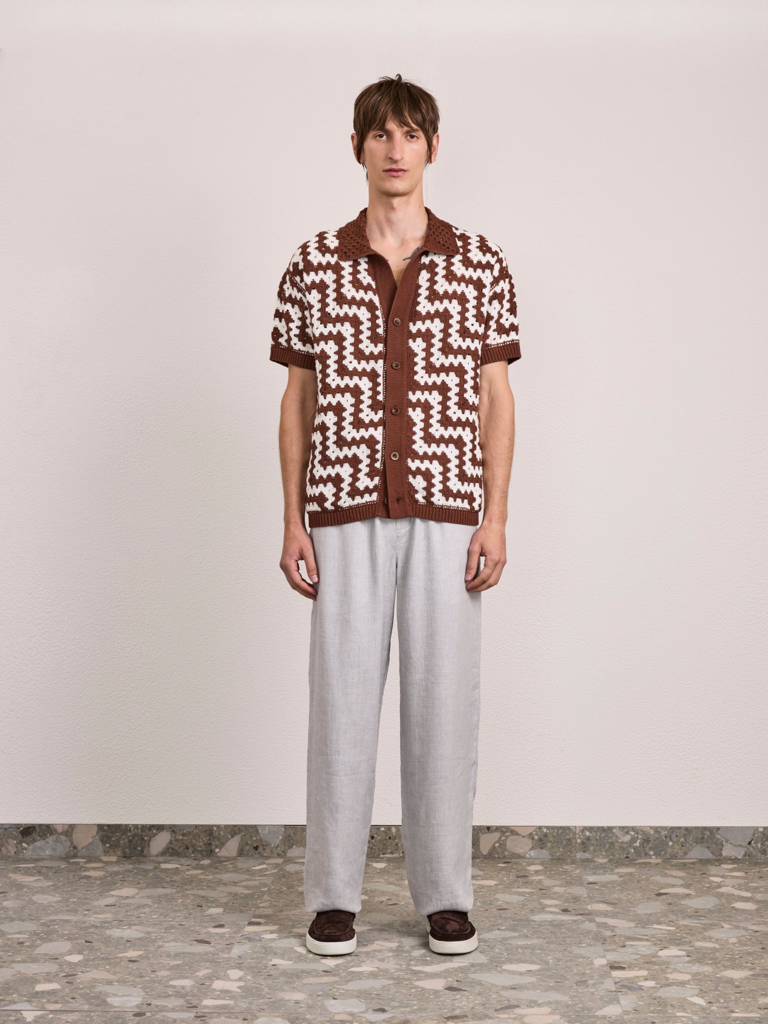 PINTO CROCHET CARDIGAN