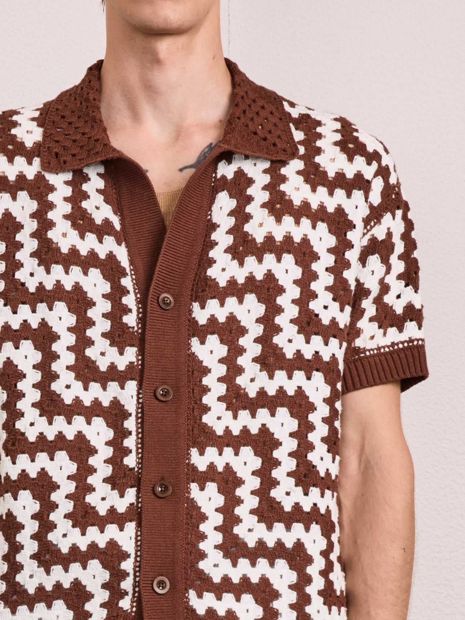 PINTO CROCHET CARDIGAN