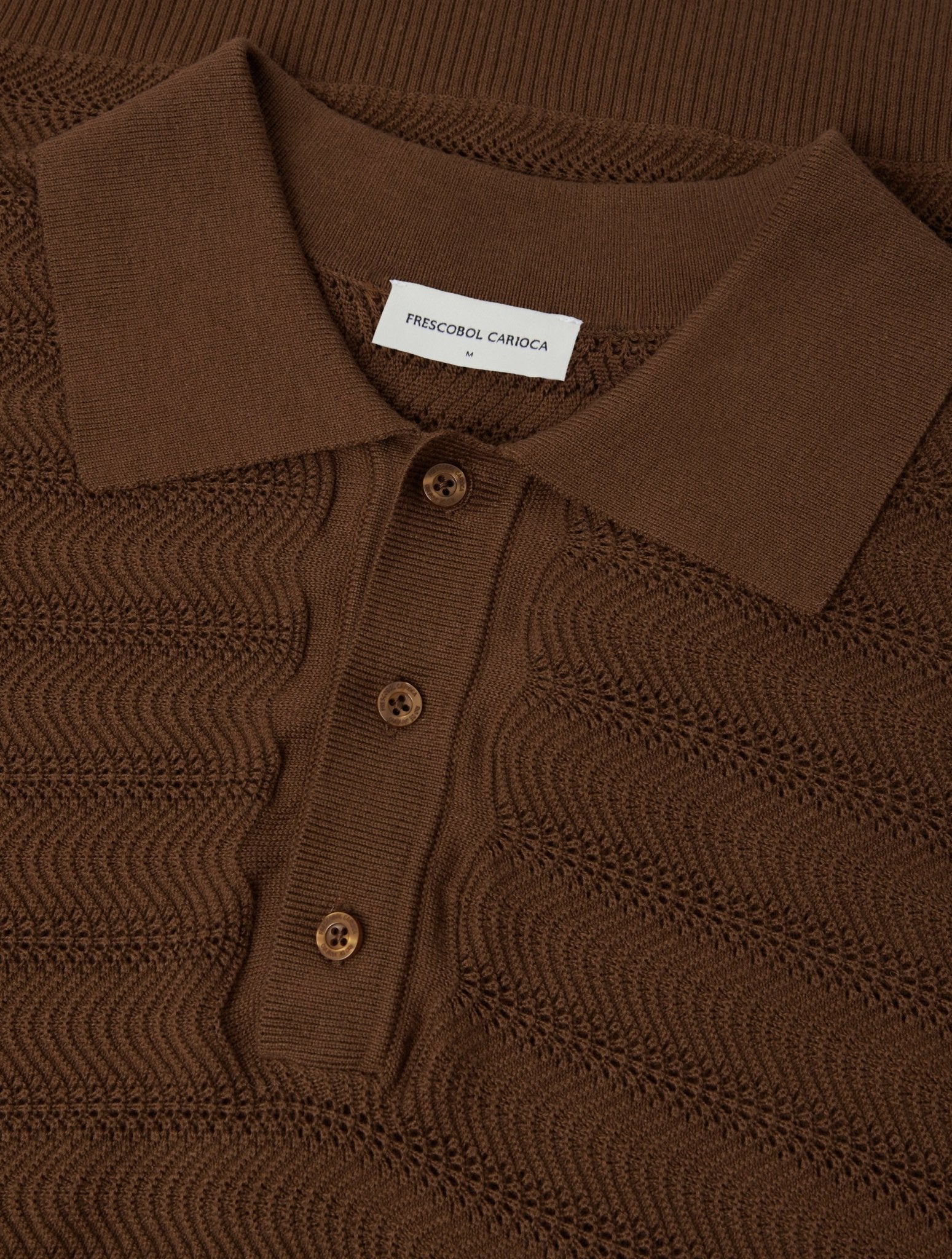 VIDAL COTTON JACQUARD POLO - Frescobol Carioca