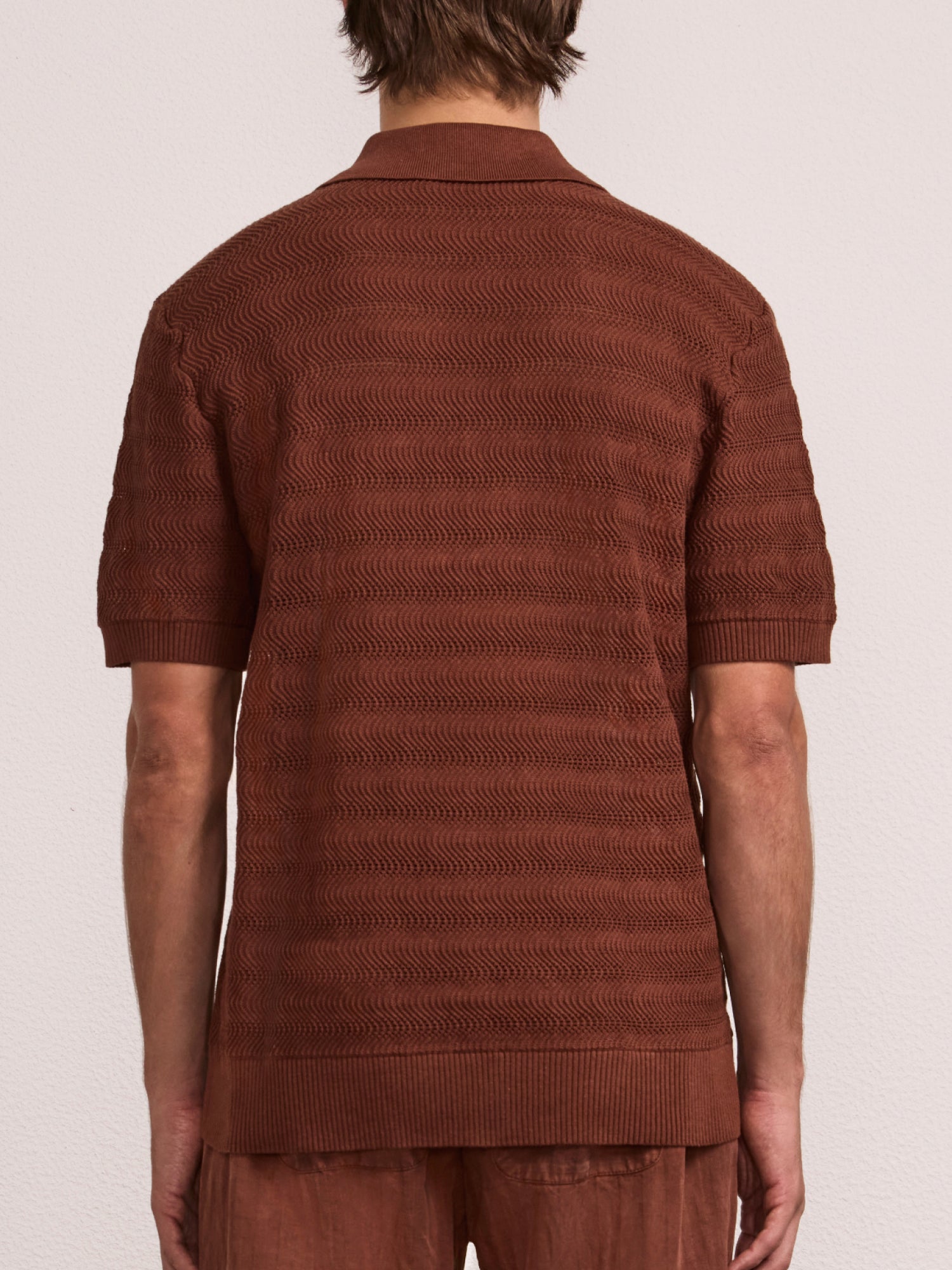 VIDAL COTTON JACQUARD POLO