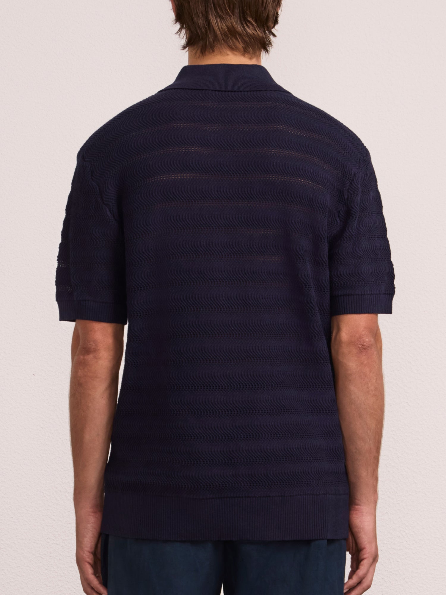 VIDAL COTTON JACQUARD POLO