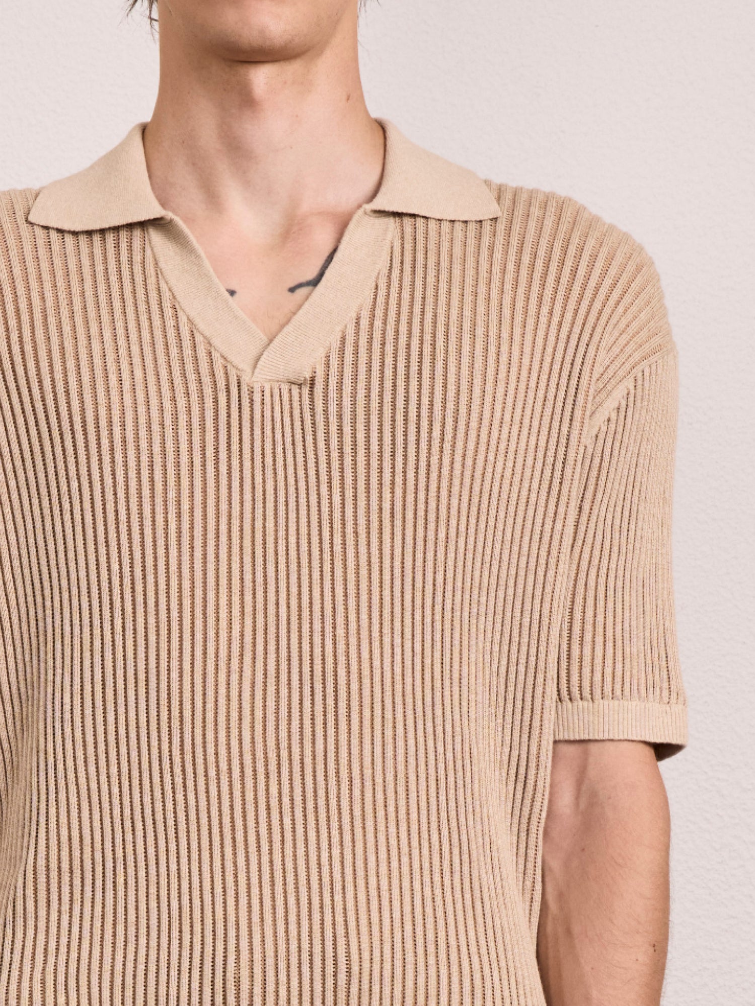 RINO COTTON-CASHMERE POLO