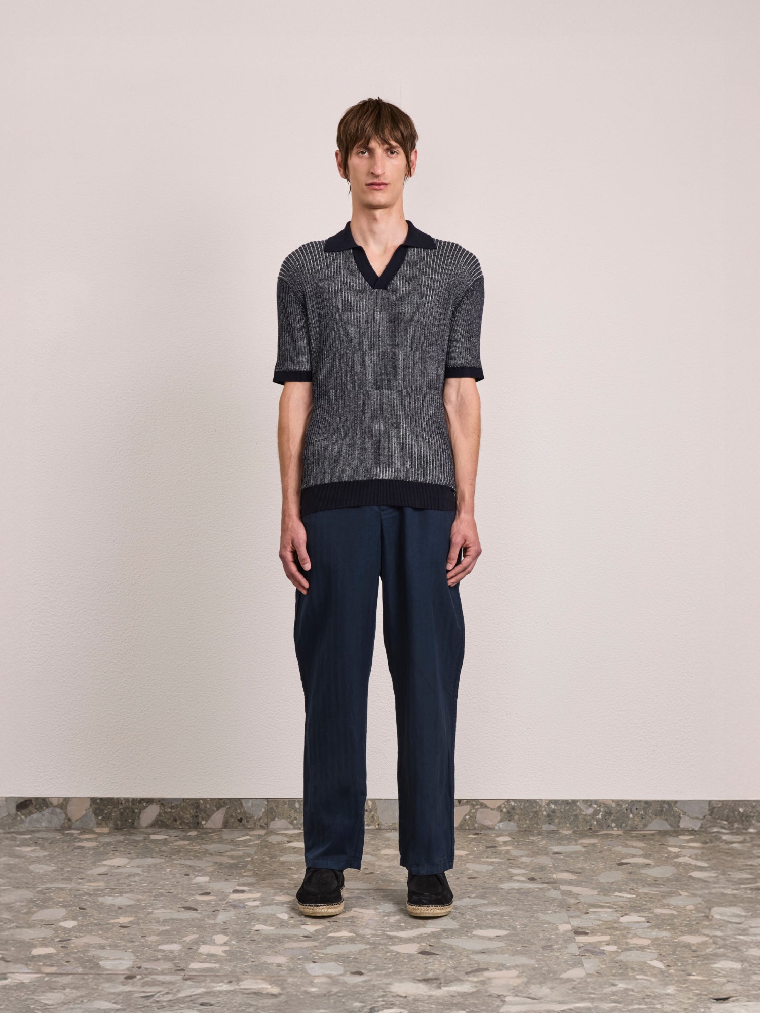 RINO COTTON-CASHMERE POLO