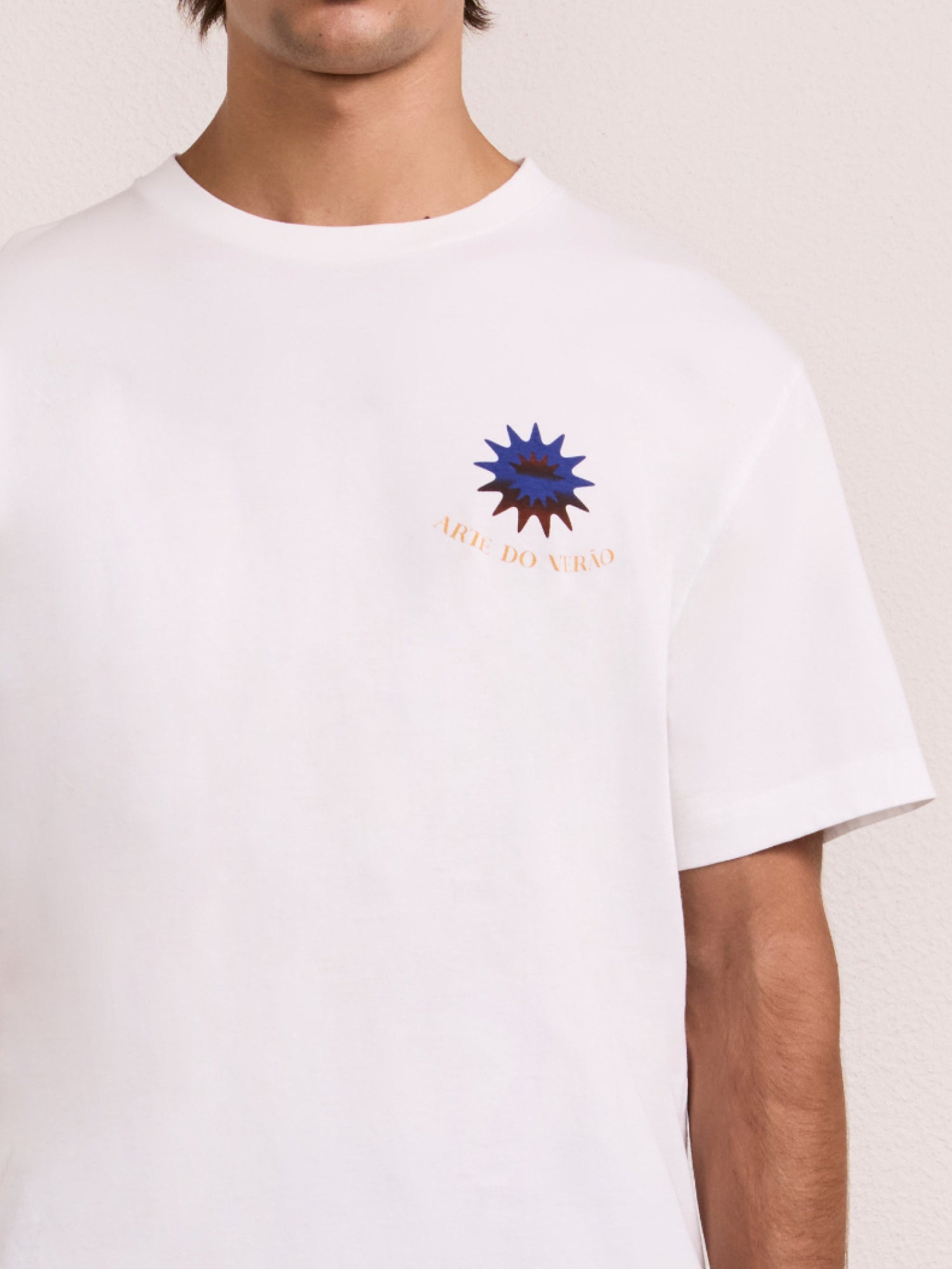 DINIS PRINTED COTTON T-SHIRT