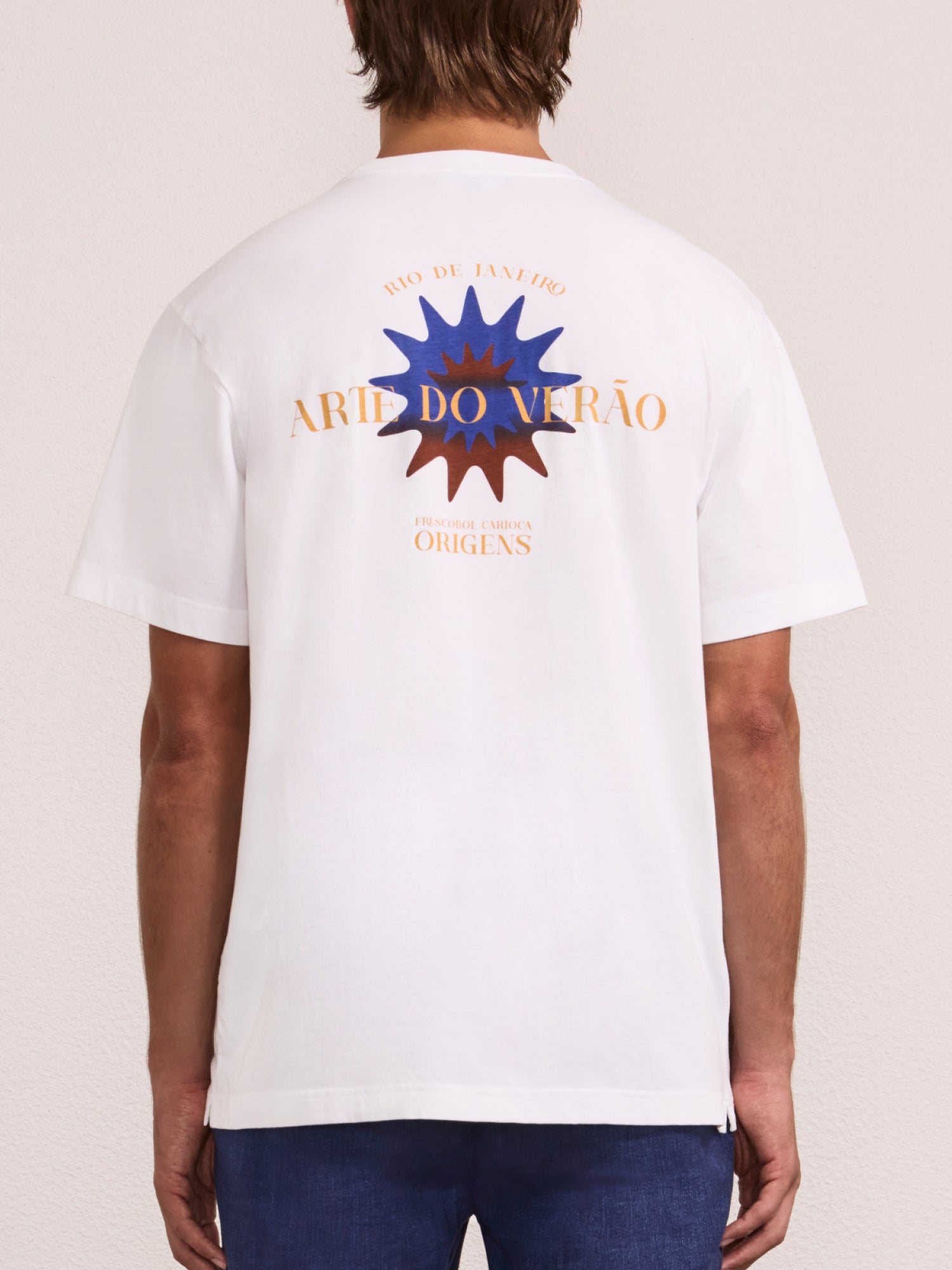 DINIS PRINTED COTTON T-SHIRT