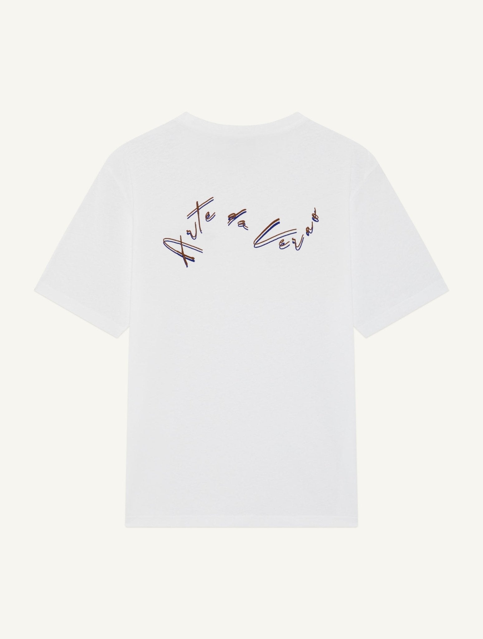 DINIS EMBROIDERED COTTON T-SHIRT