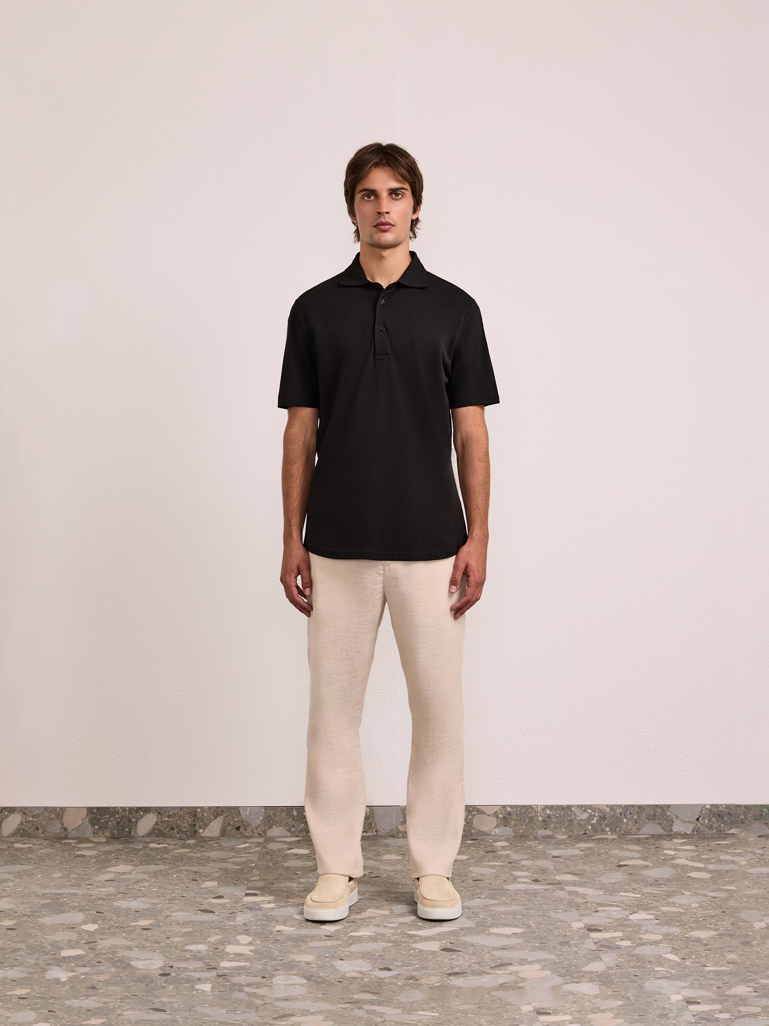 LUCA COTTON PIQUÉ POLO