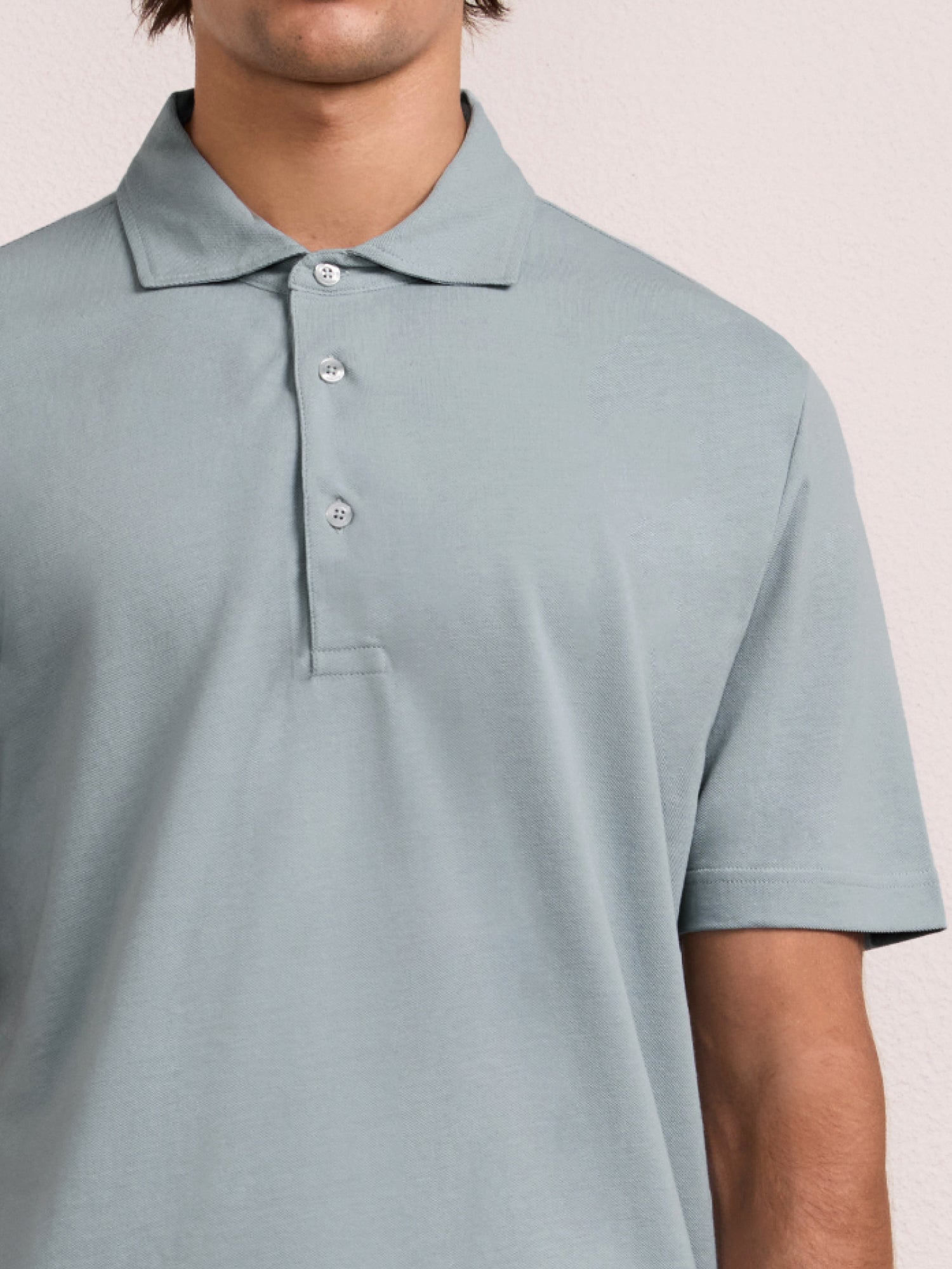 LUCA COTTON PIQUÉ POLO