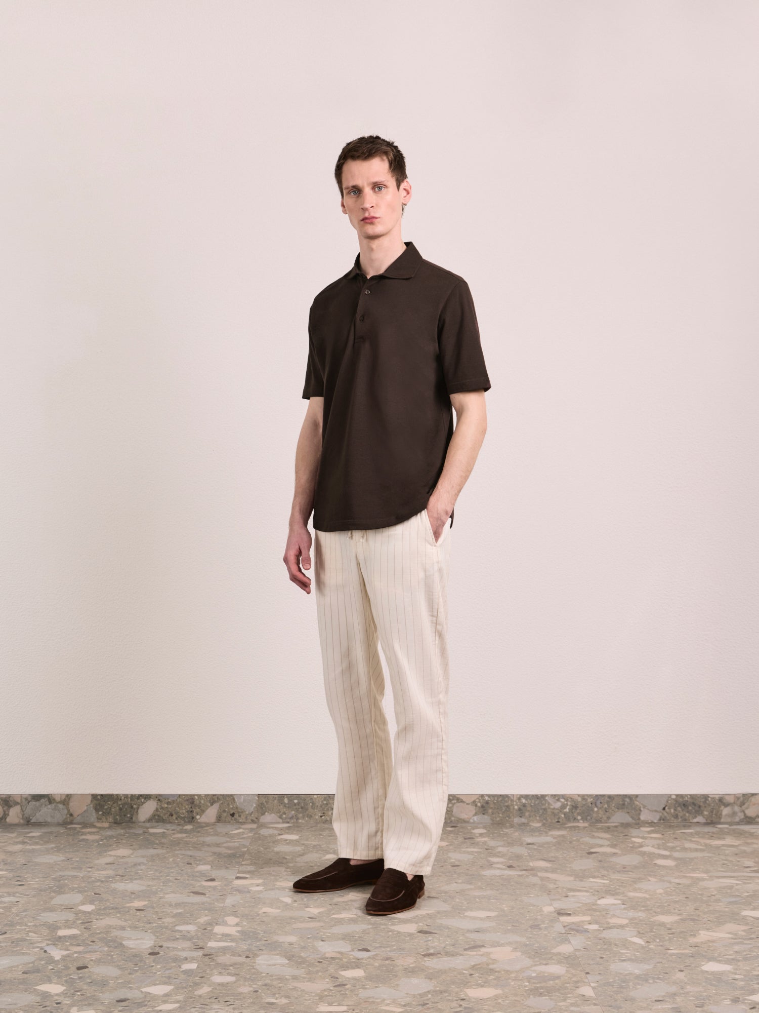 LUCA COTTON PIQUÉ POLO