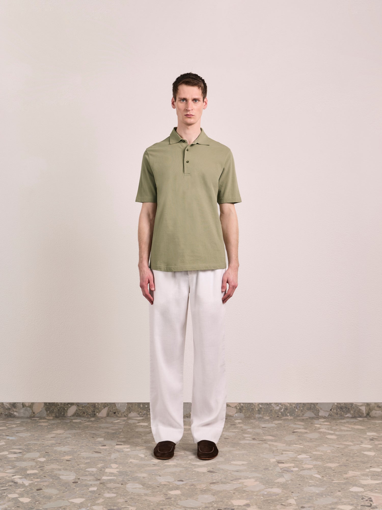 LUCA COTTON PIQUÉ POLO