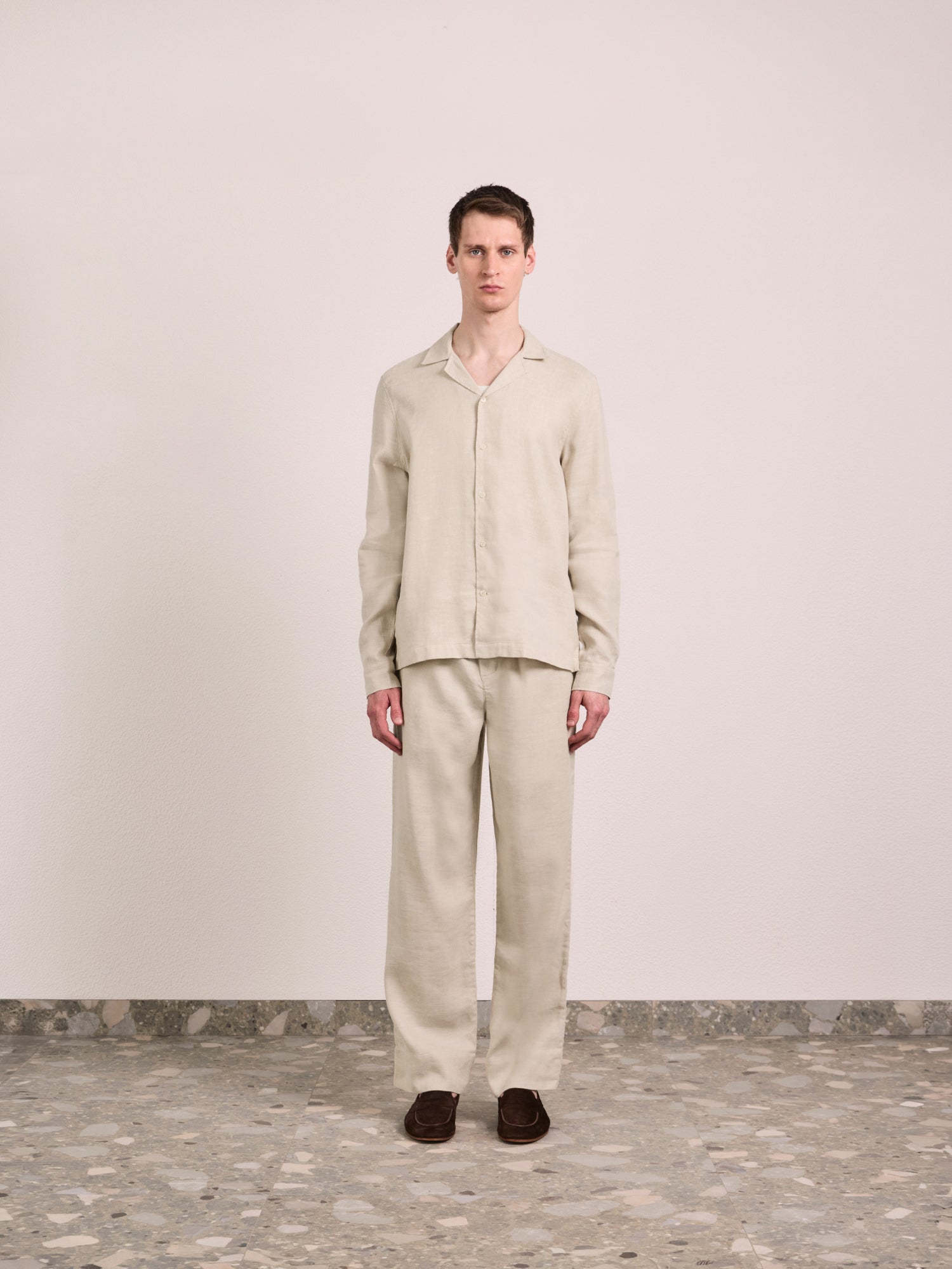 SAFRA COTTON-LINEN SHIRT