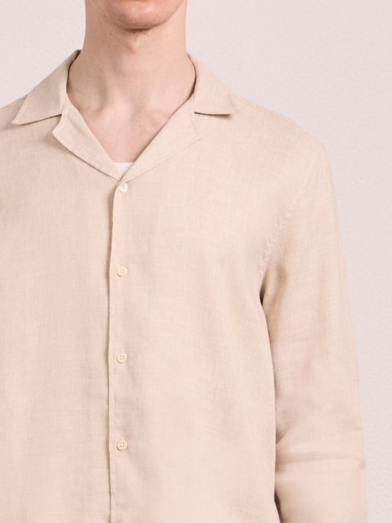 SAFRA COTTON-LINEN SHIRT