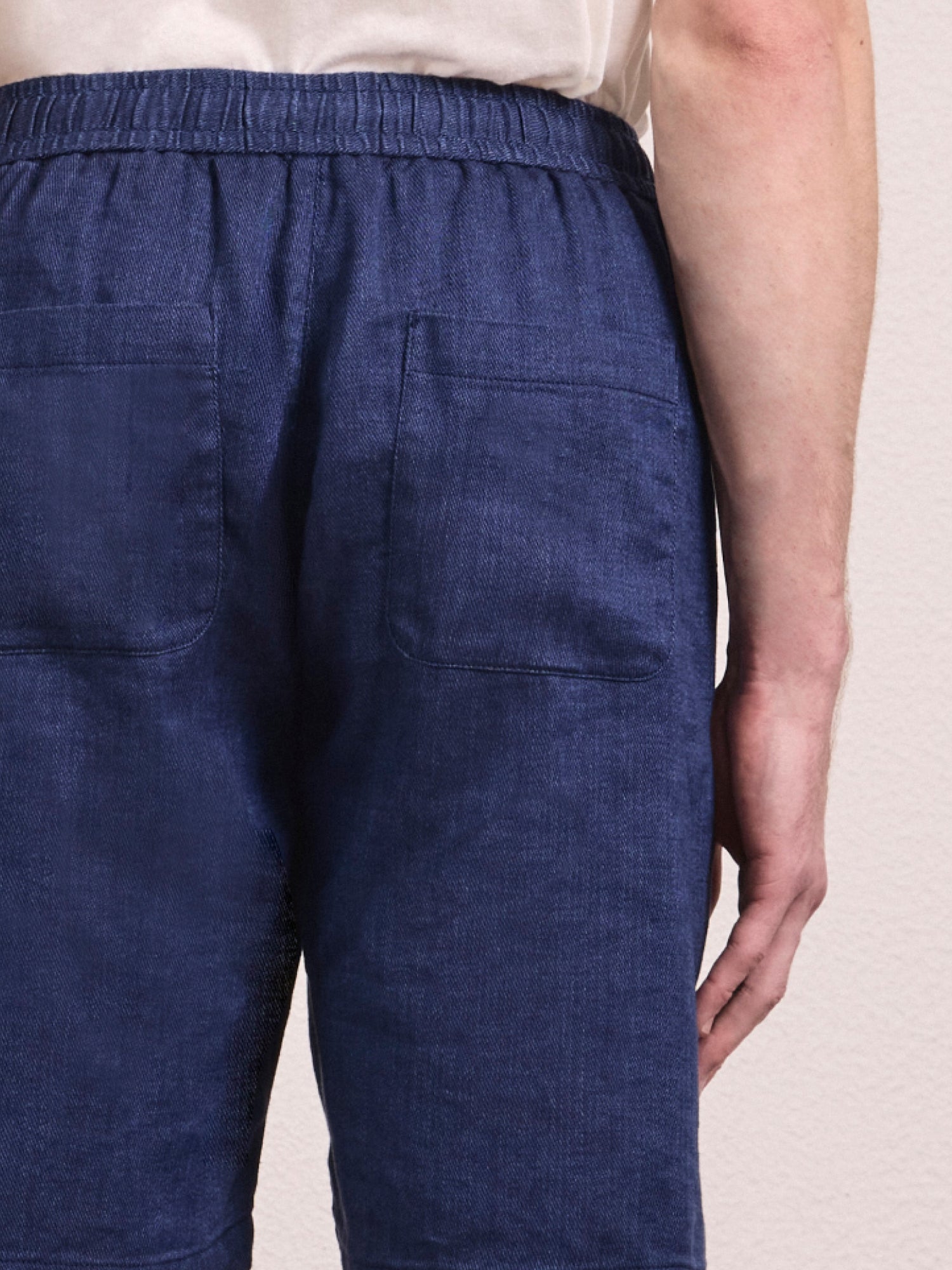 SERGIO LINEN-BLEND SHORTS