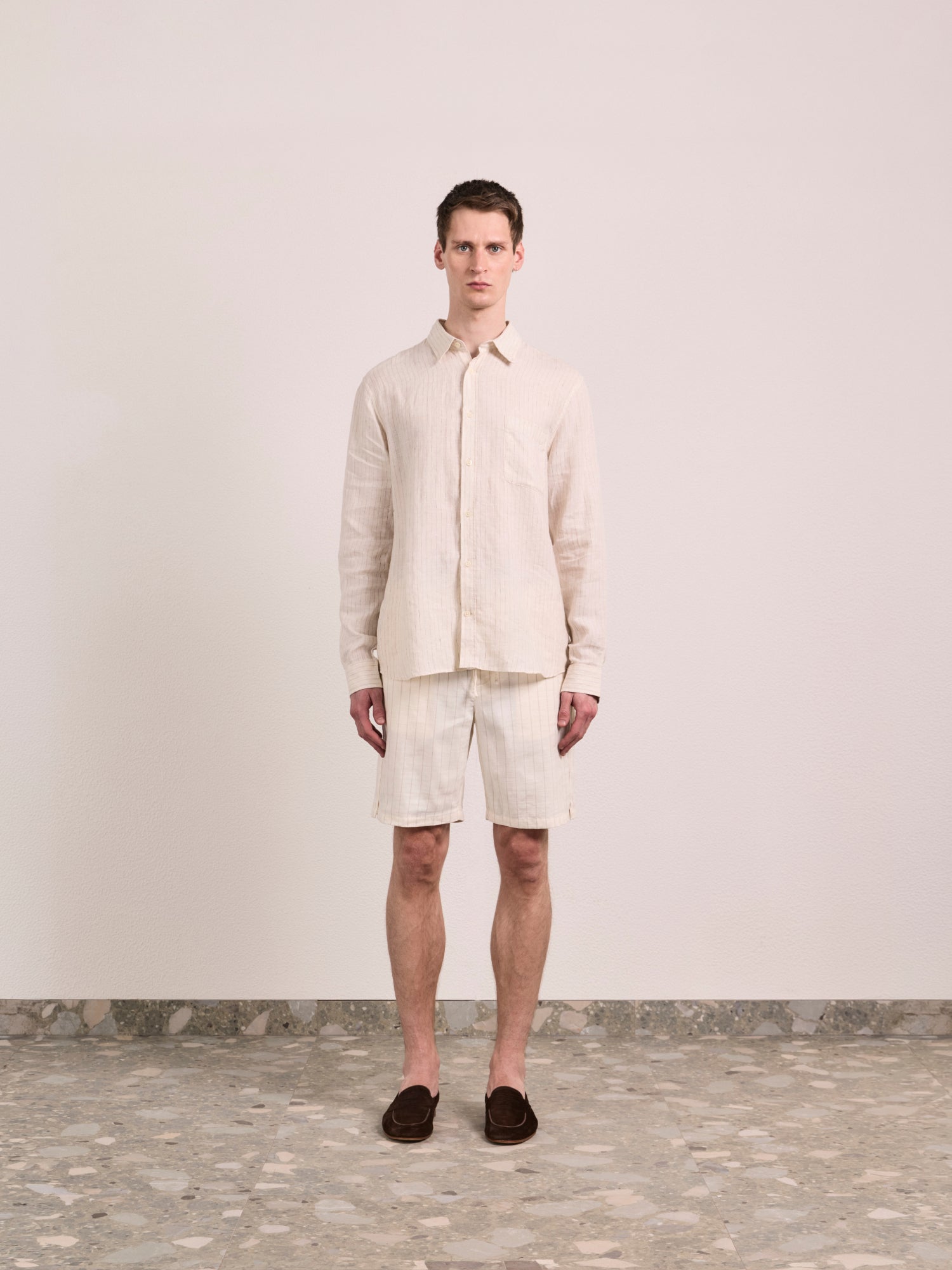 SERGIO LINEN-COTTON SHORTS